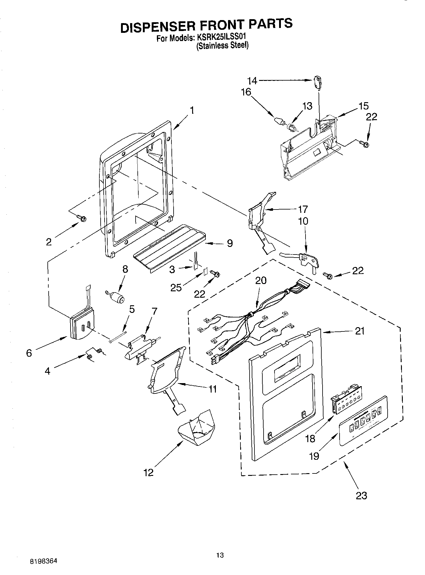 08 - DISPENSER FRONT