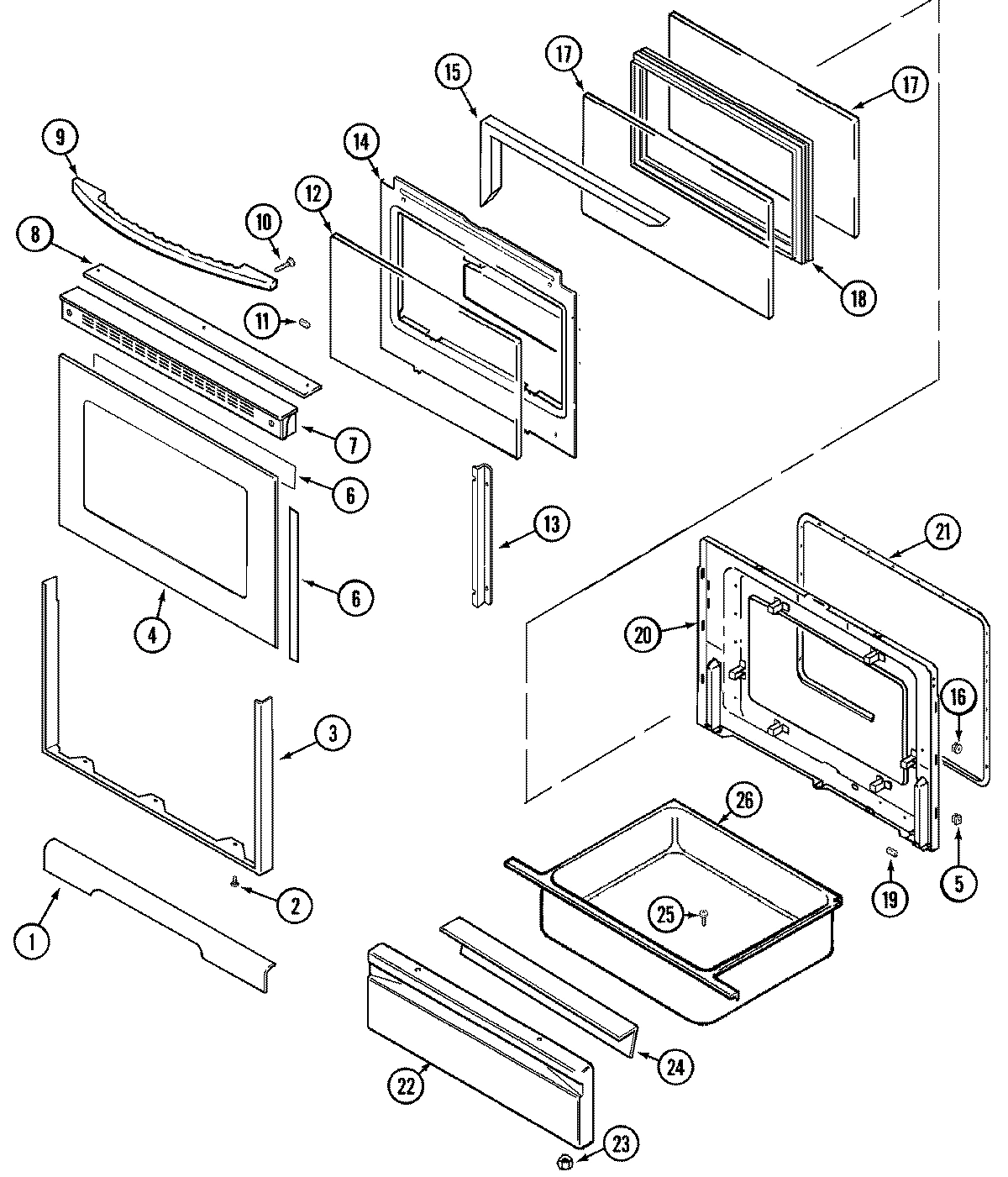 03 - DOOR/WARMING DRAWER