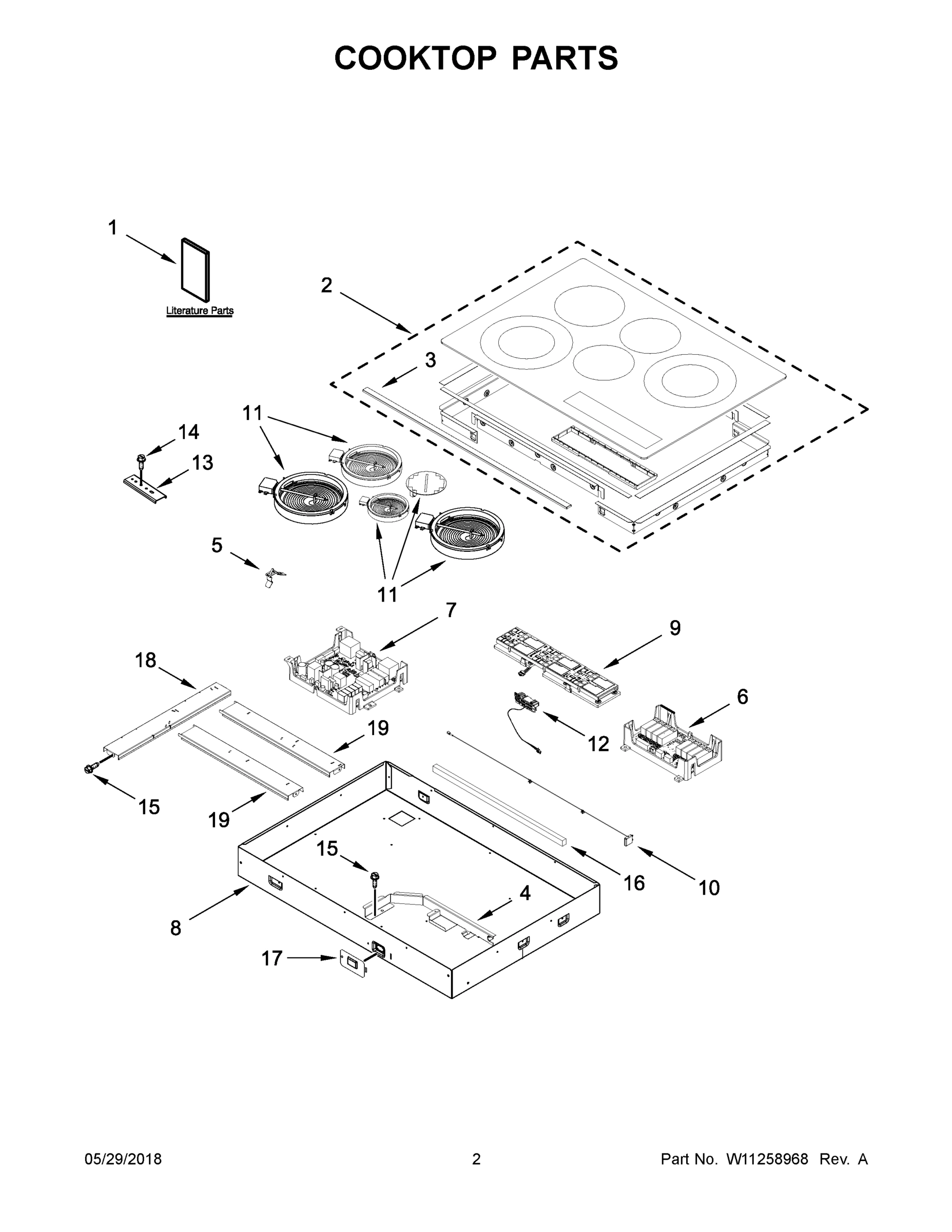 02 - COOKTOP PARTS