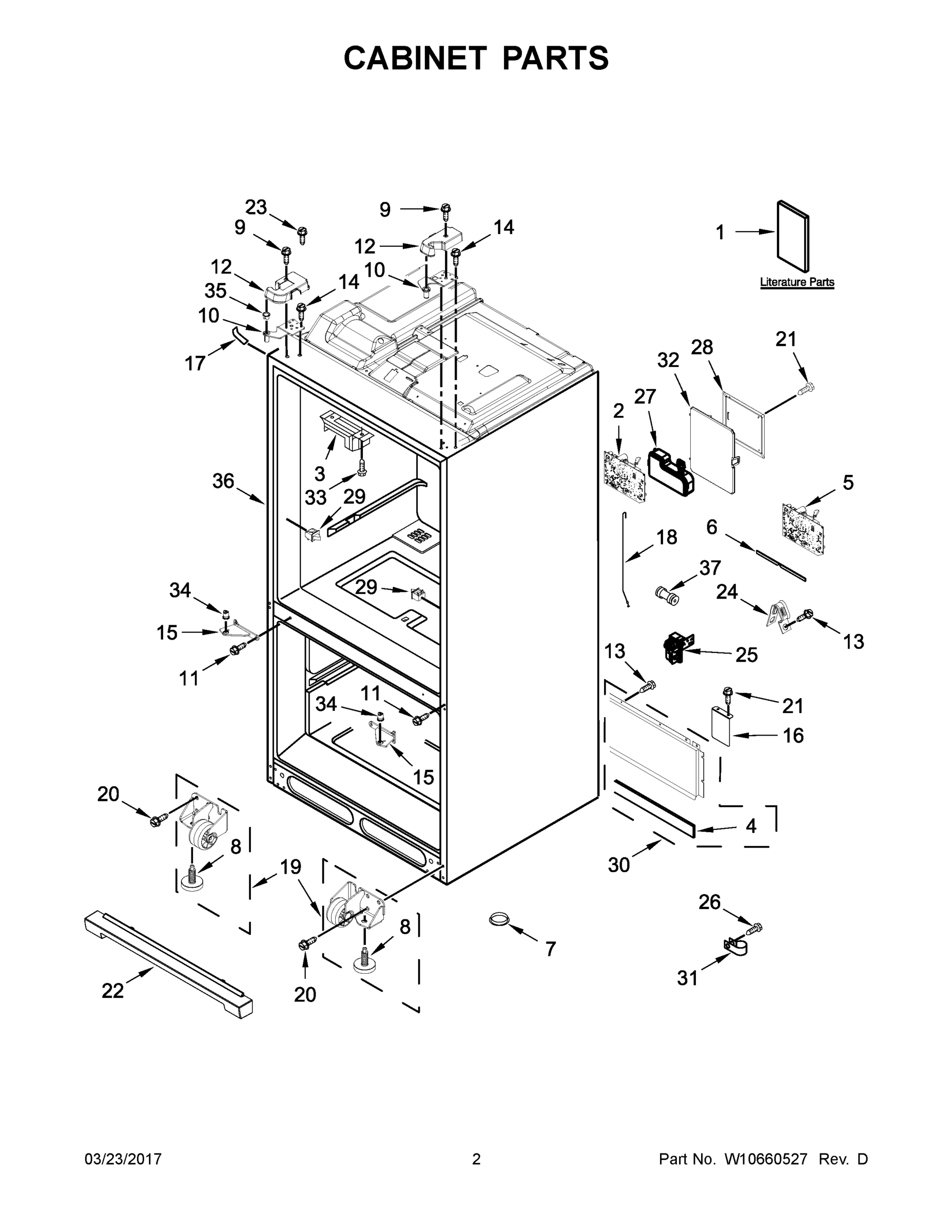 02 - CABINET PARTS