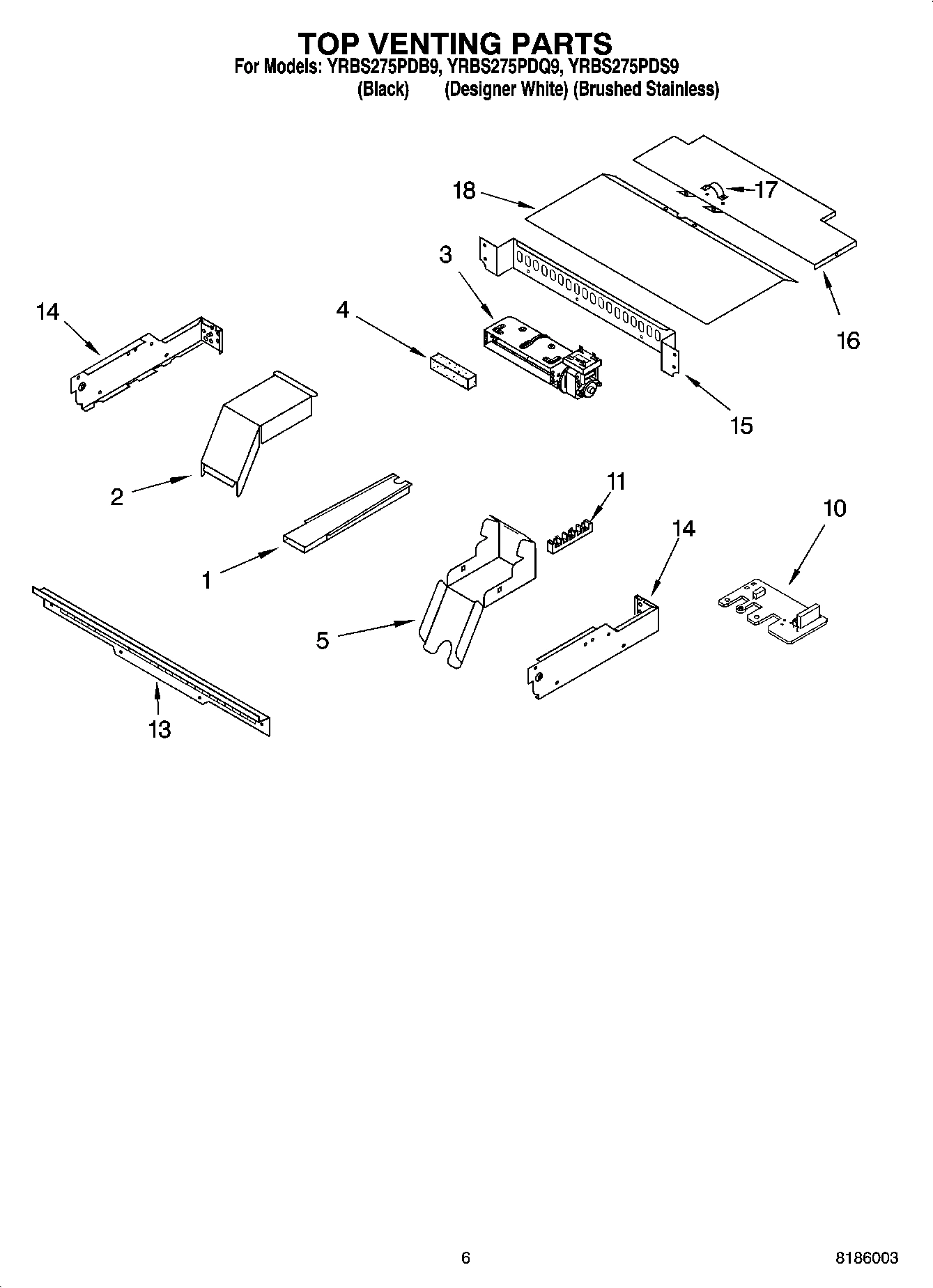 05 - TOP VENTING PARTS, MISCELLANEOUS PARTS