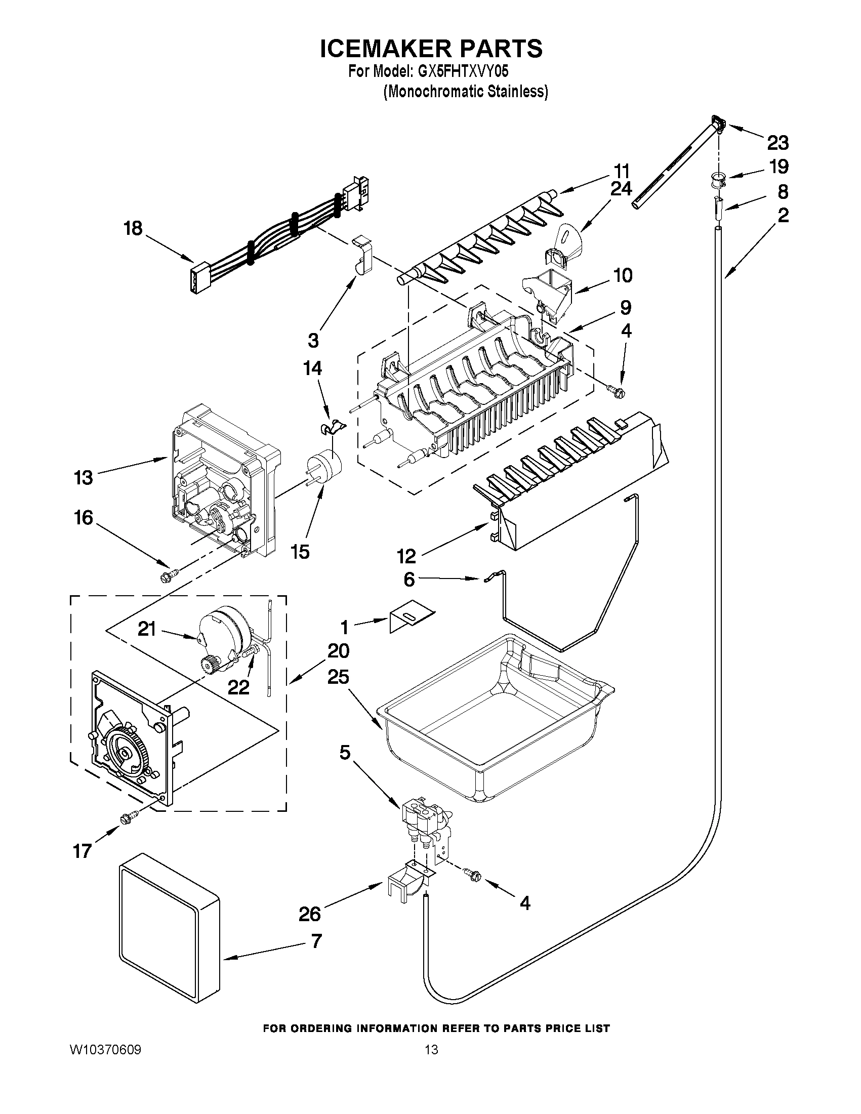 08 - ICEMAKER PARTS