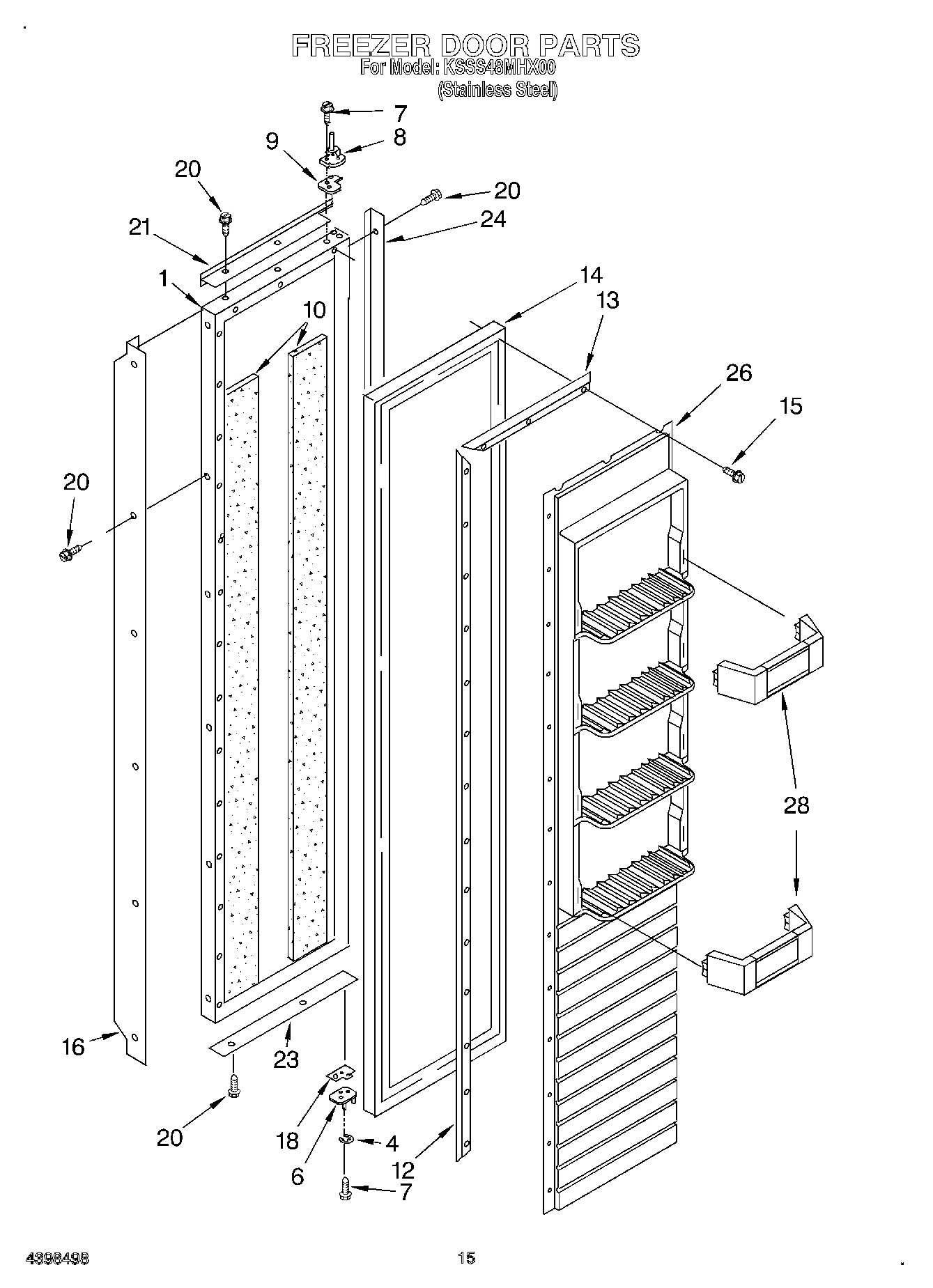 11 - FREEZER DOOR