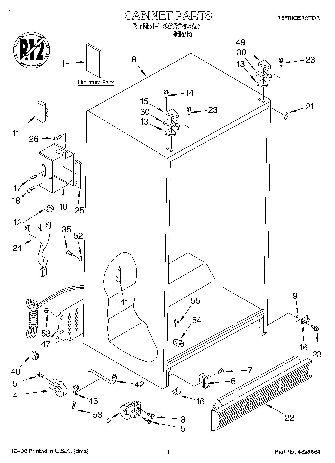 01 - CABINET, LITERATURE