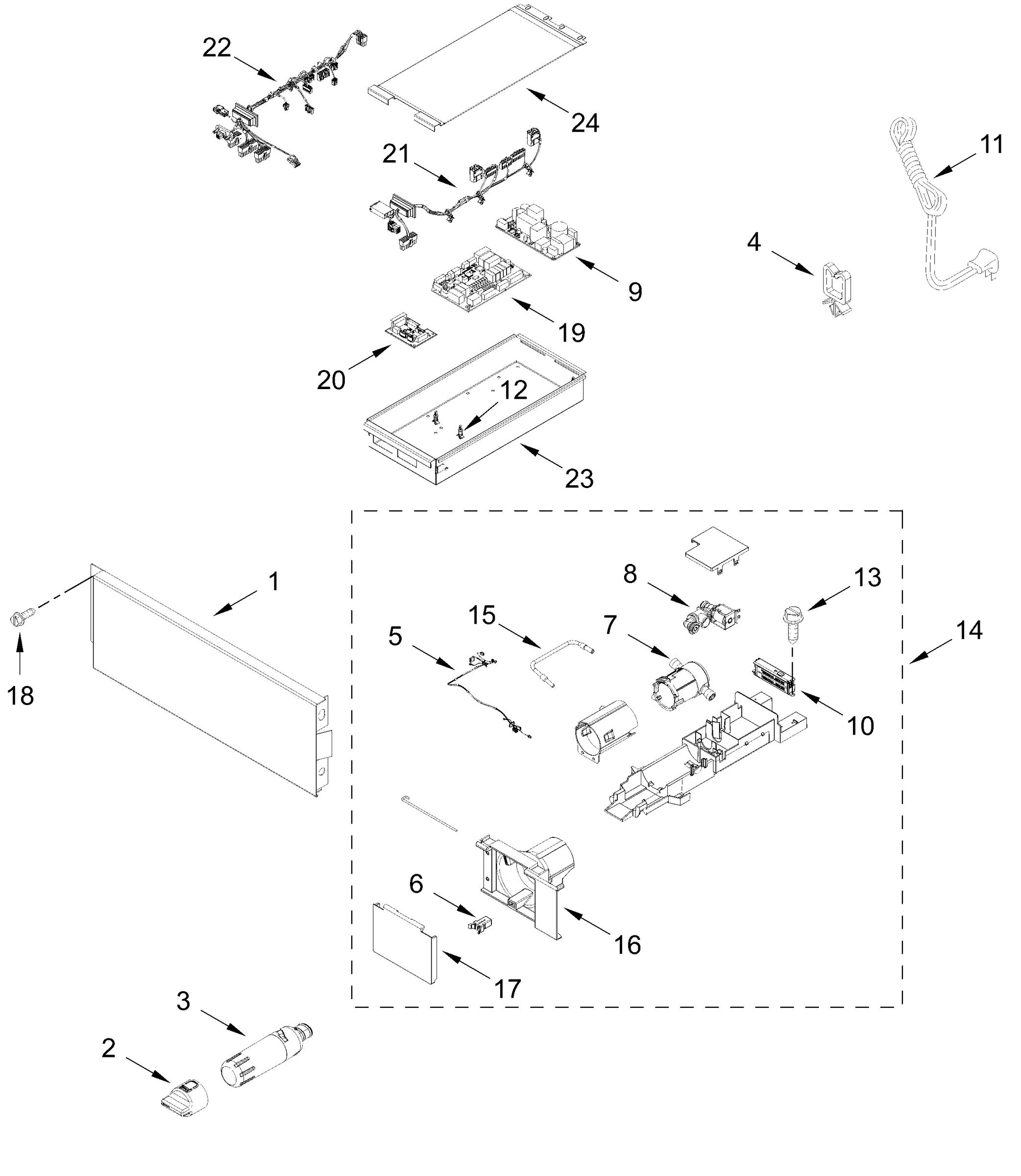 UPPER UNIT PARTS