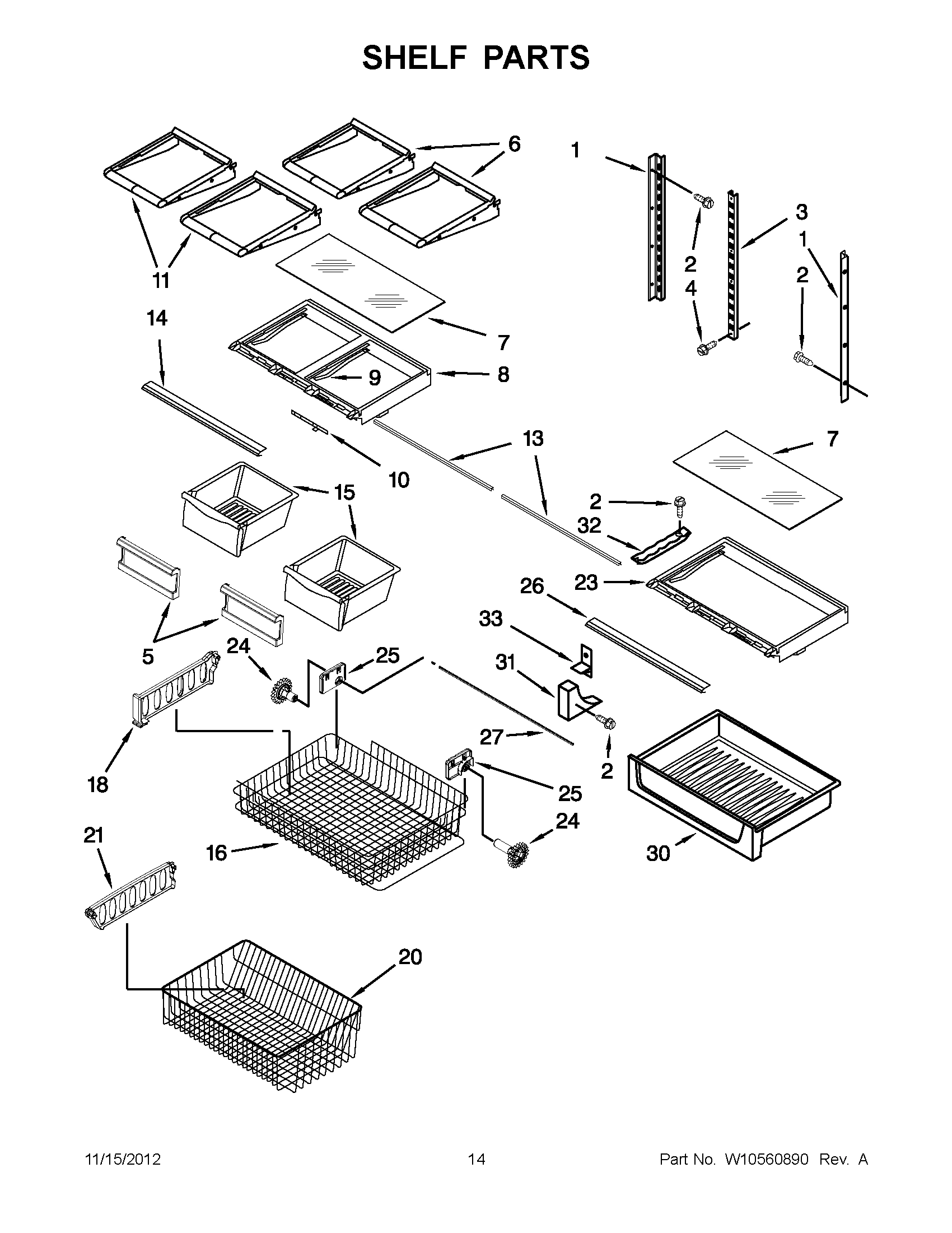07 - SHELF PARTS