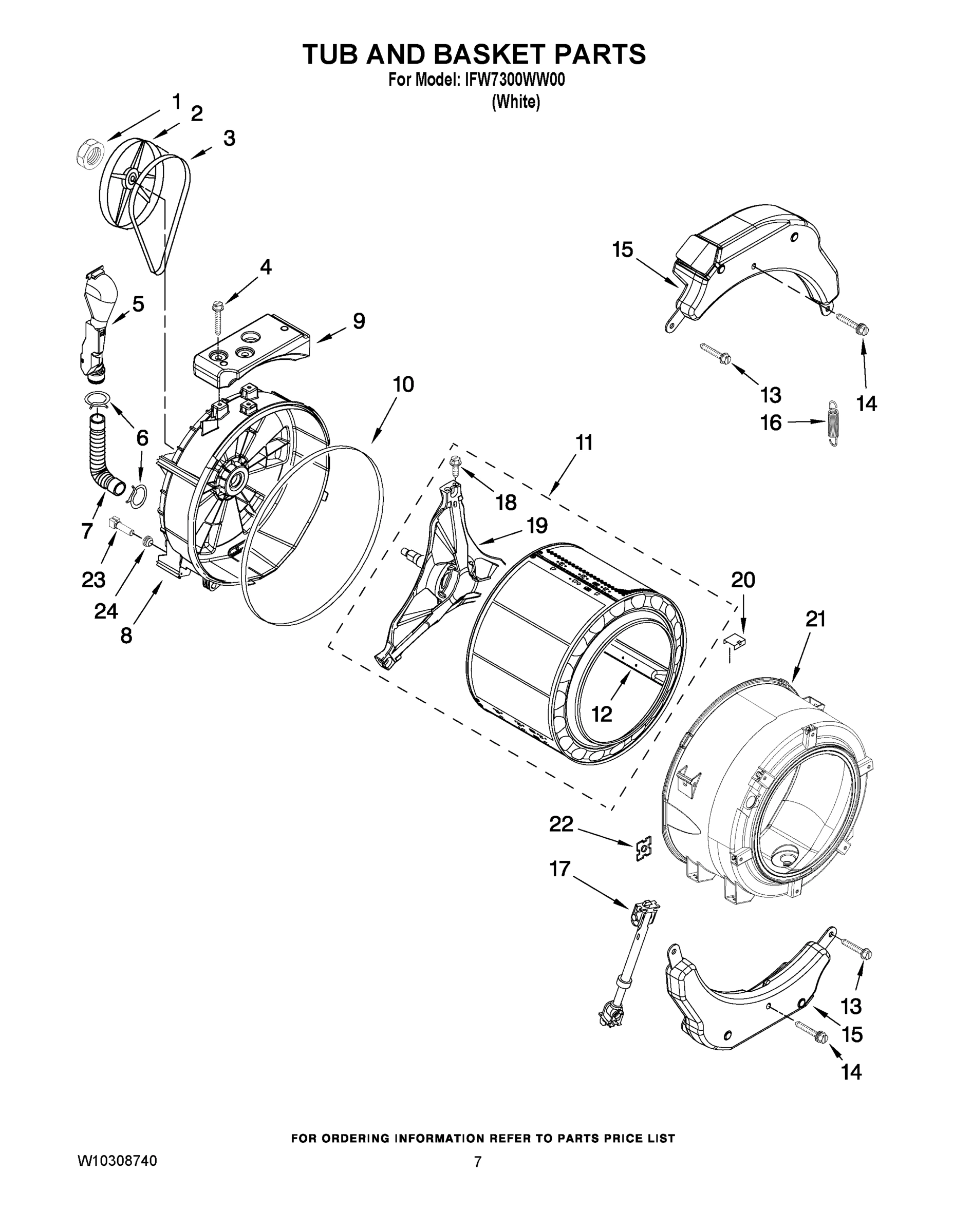 06 - TUB AND BASKET PARTS