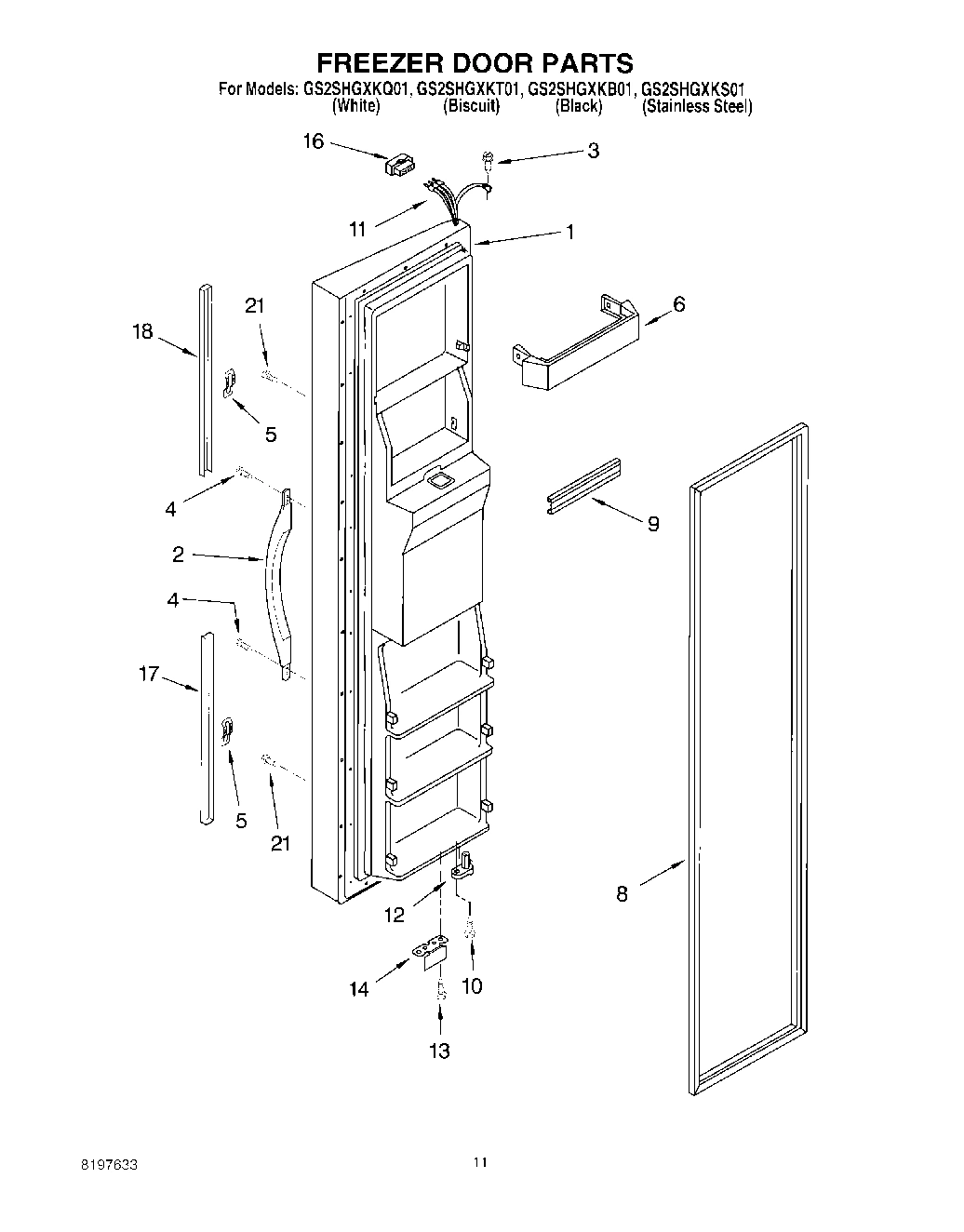 08 - FREEZER DOOR