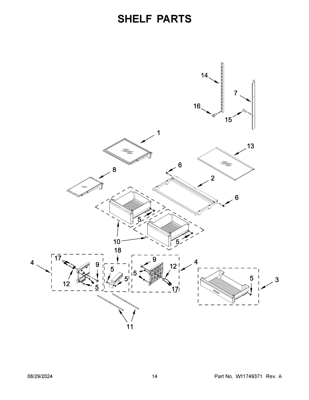 08 - SHELF PARTS