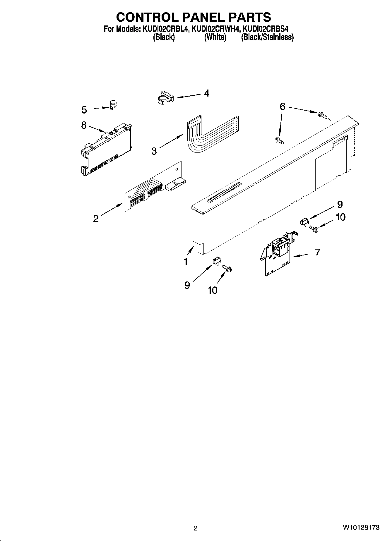 02 - CONTROL PANEL PARTS