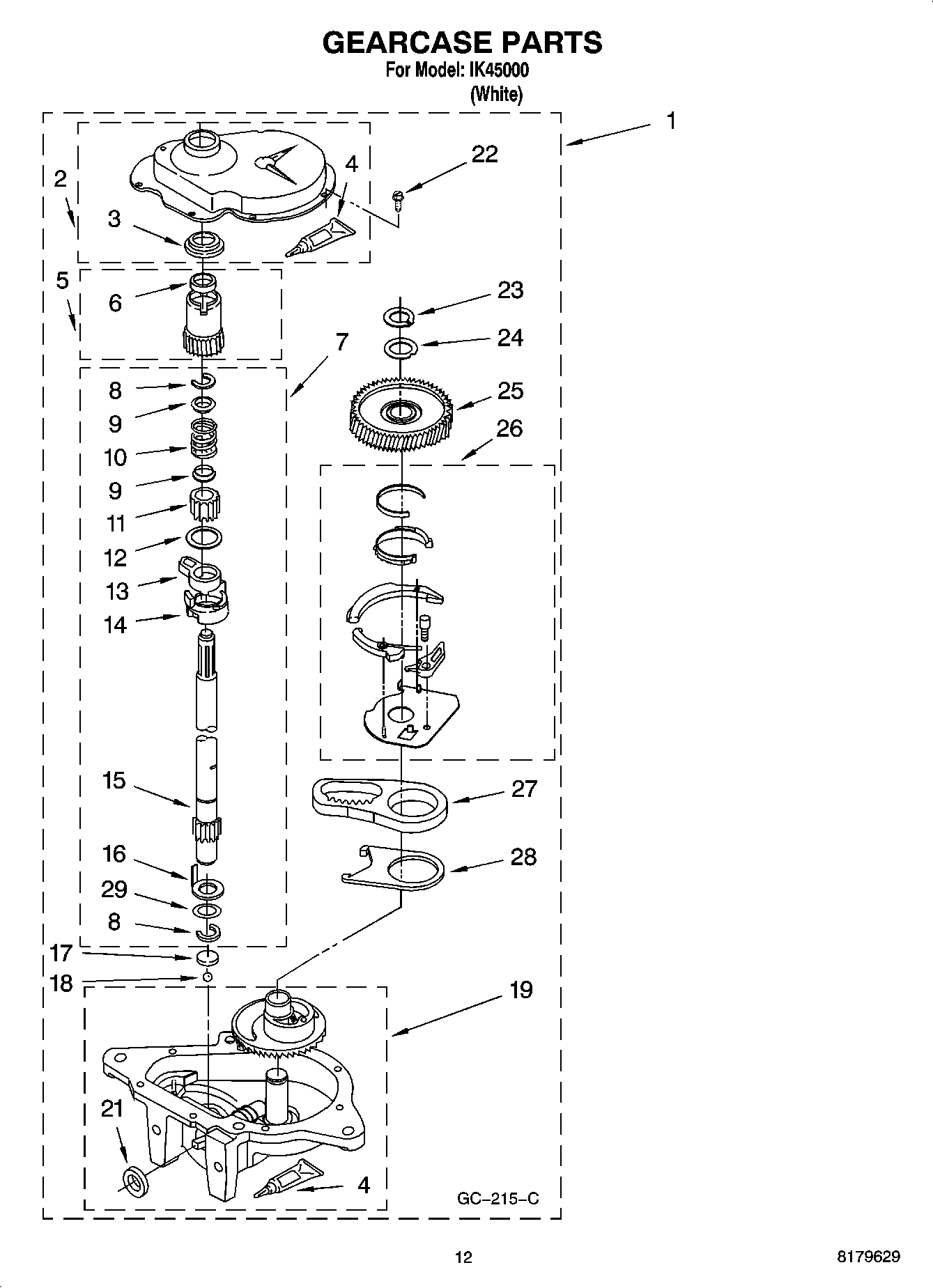 08 - GEARCASE PARTS