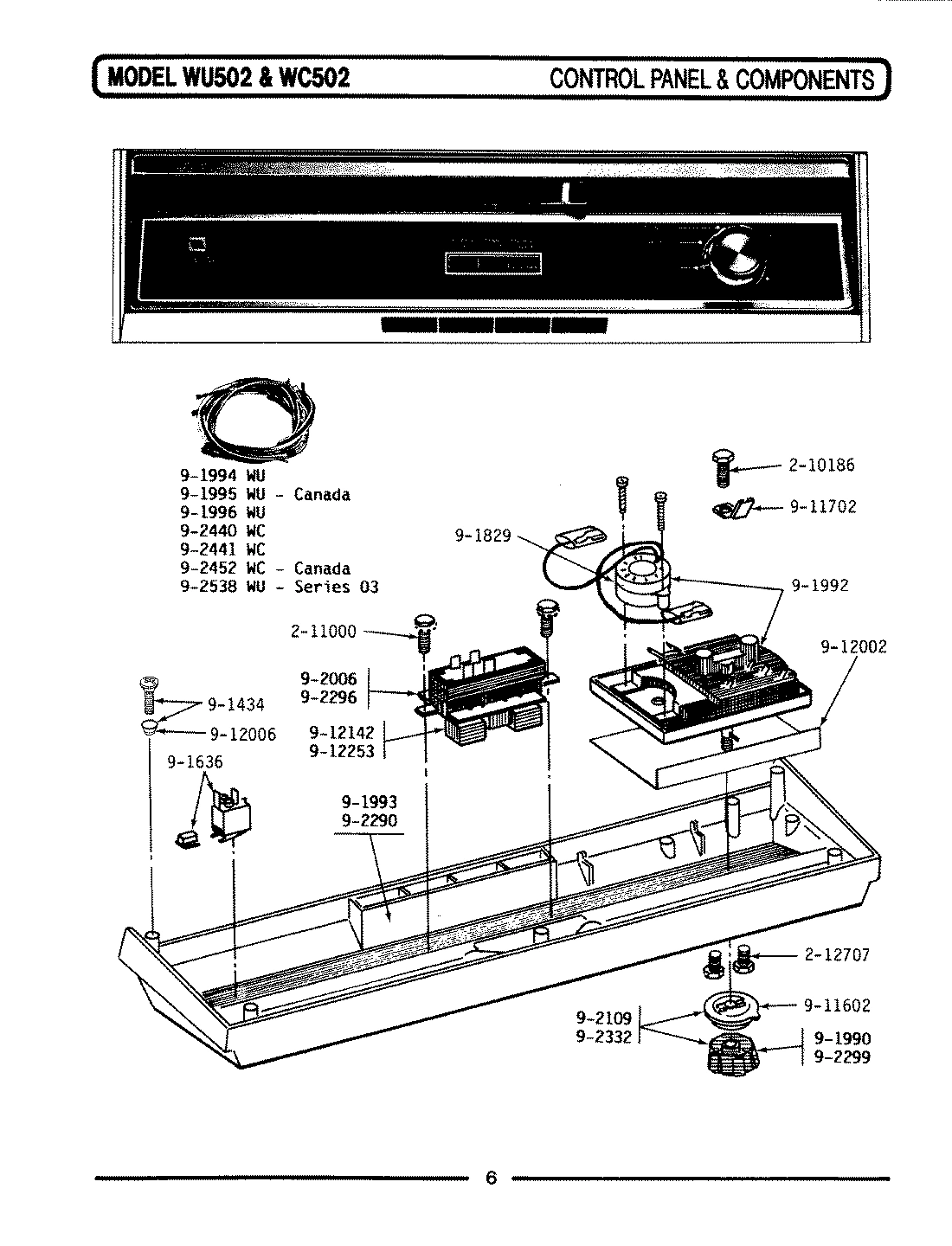 04 - CONTROL PANEL & COMPONENTS