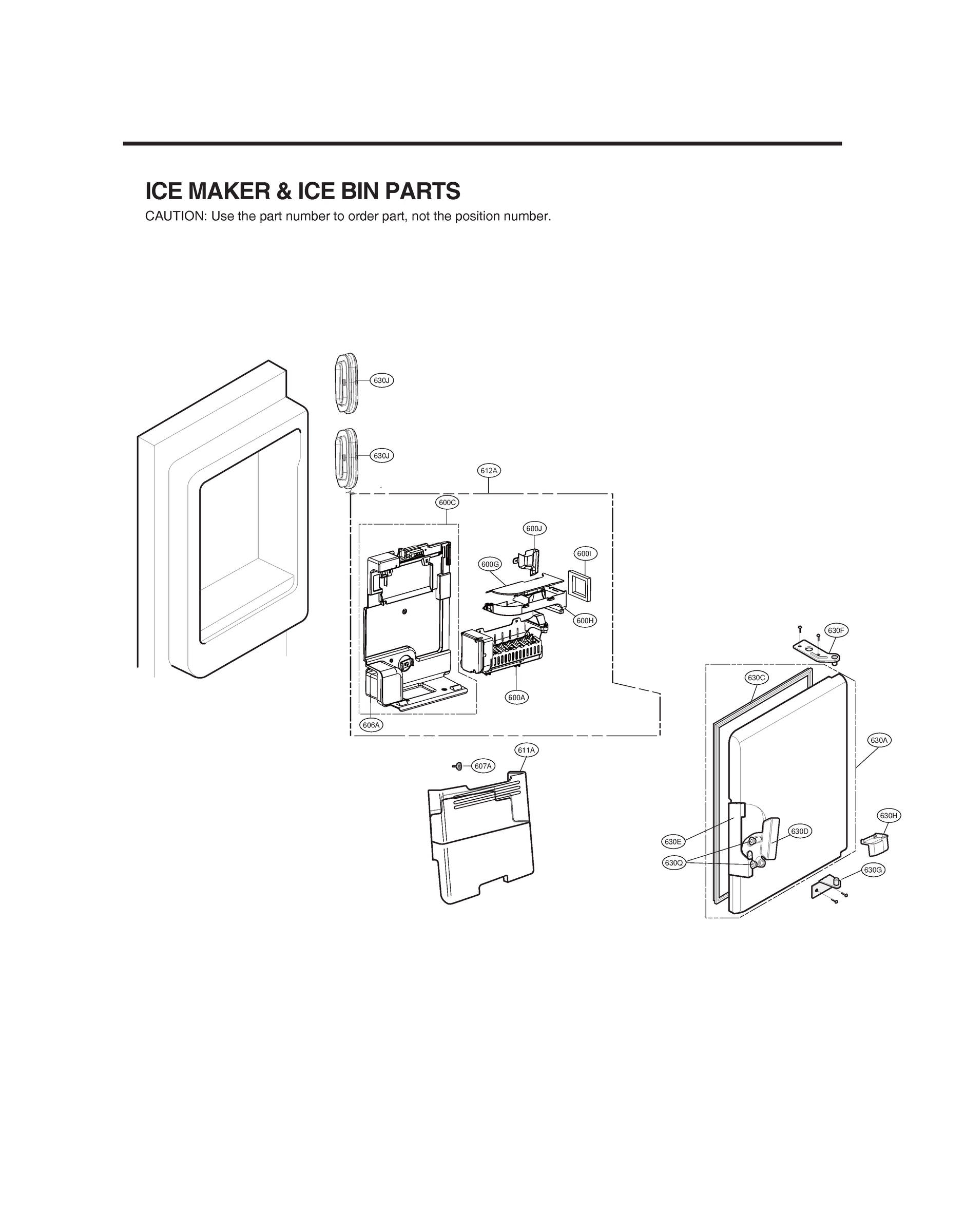 ICEMAKER & ICE BIN PARTS