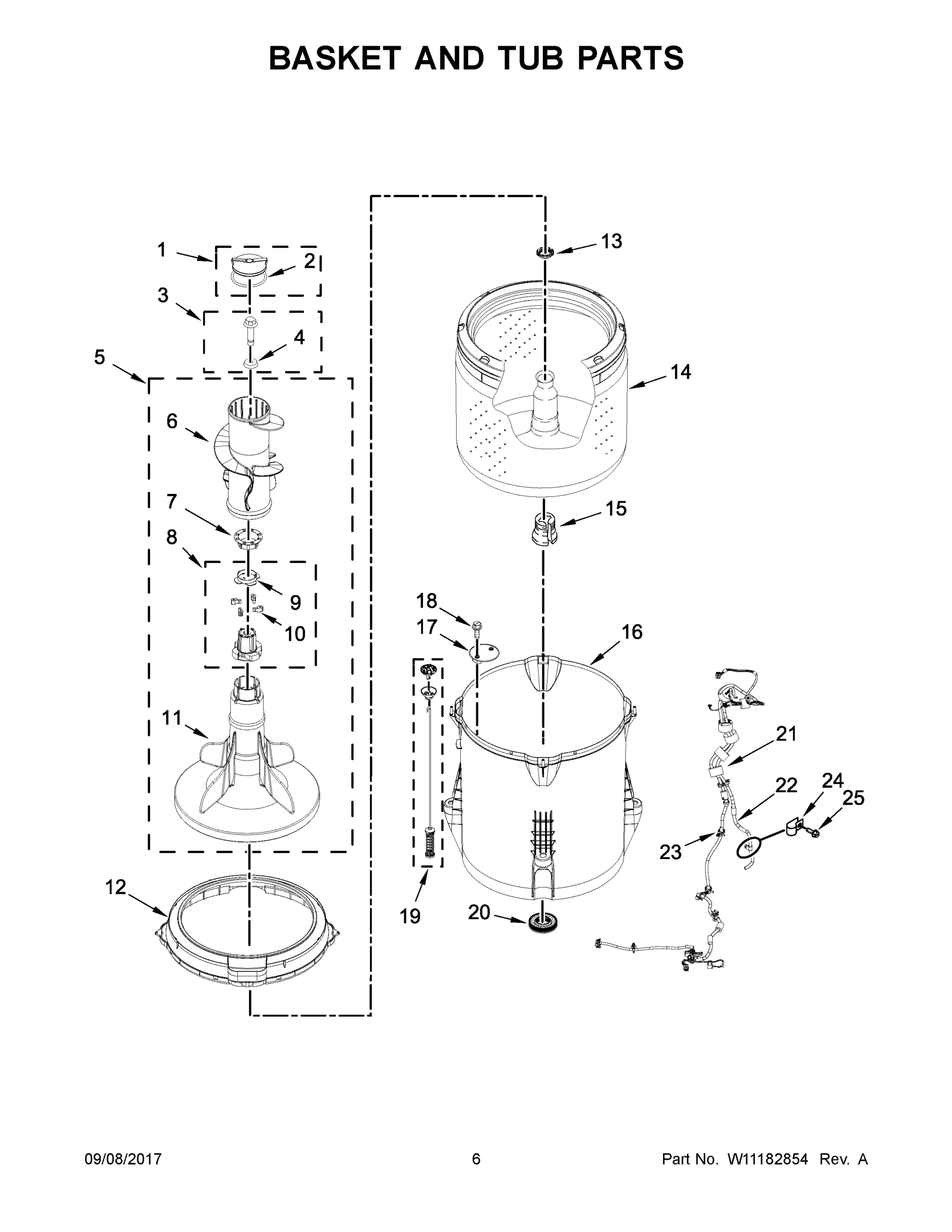 04 - BASKET AND TUB PARTS