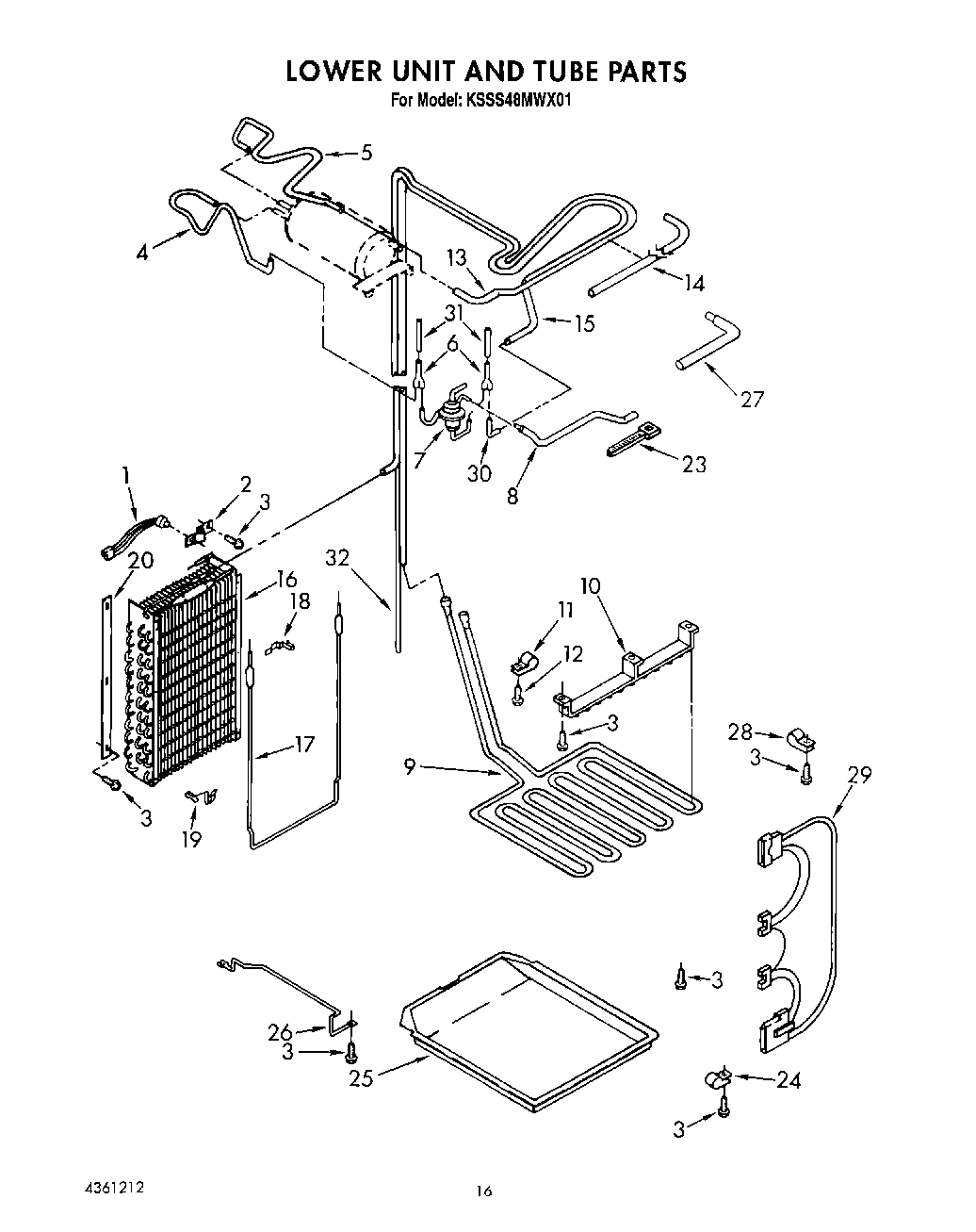 14 - LOWER UNIT AND TUBE