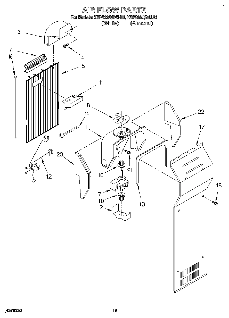 12 - AIR FLOW, LIT/OPTIONAL