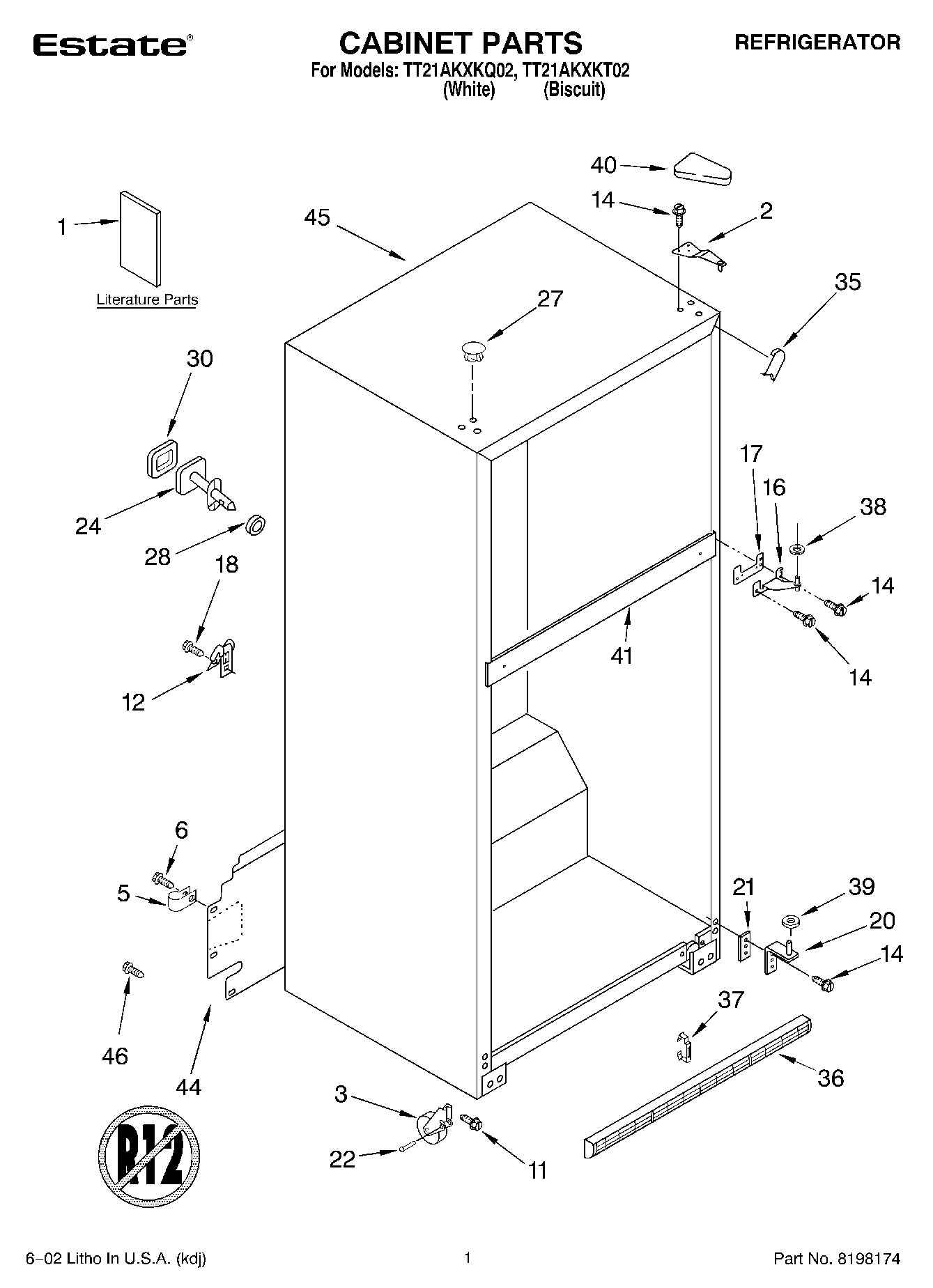 01 - CABINET, LITERATURE