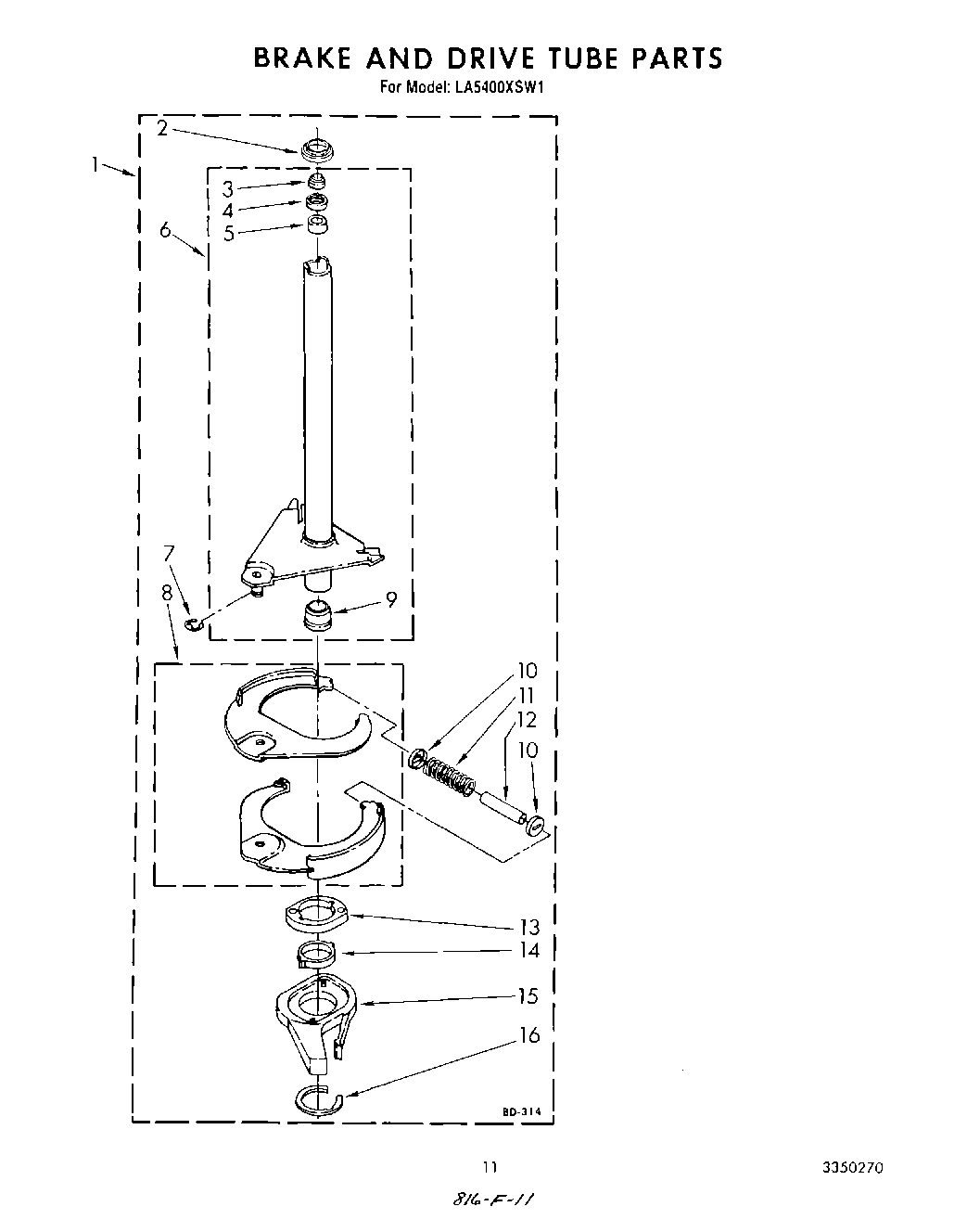 09 - BRAKE AND DRIVE TUBE