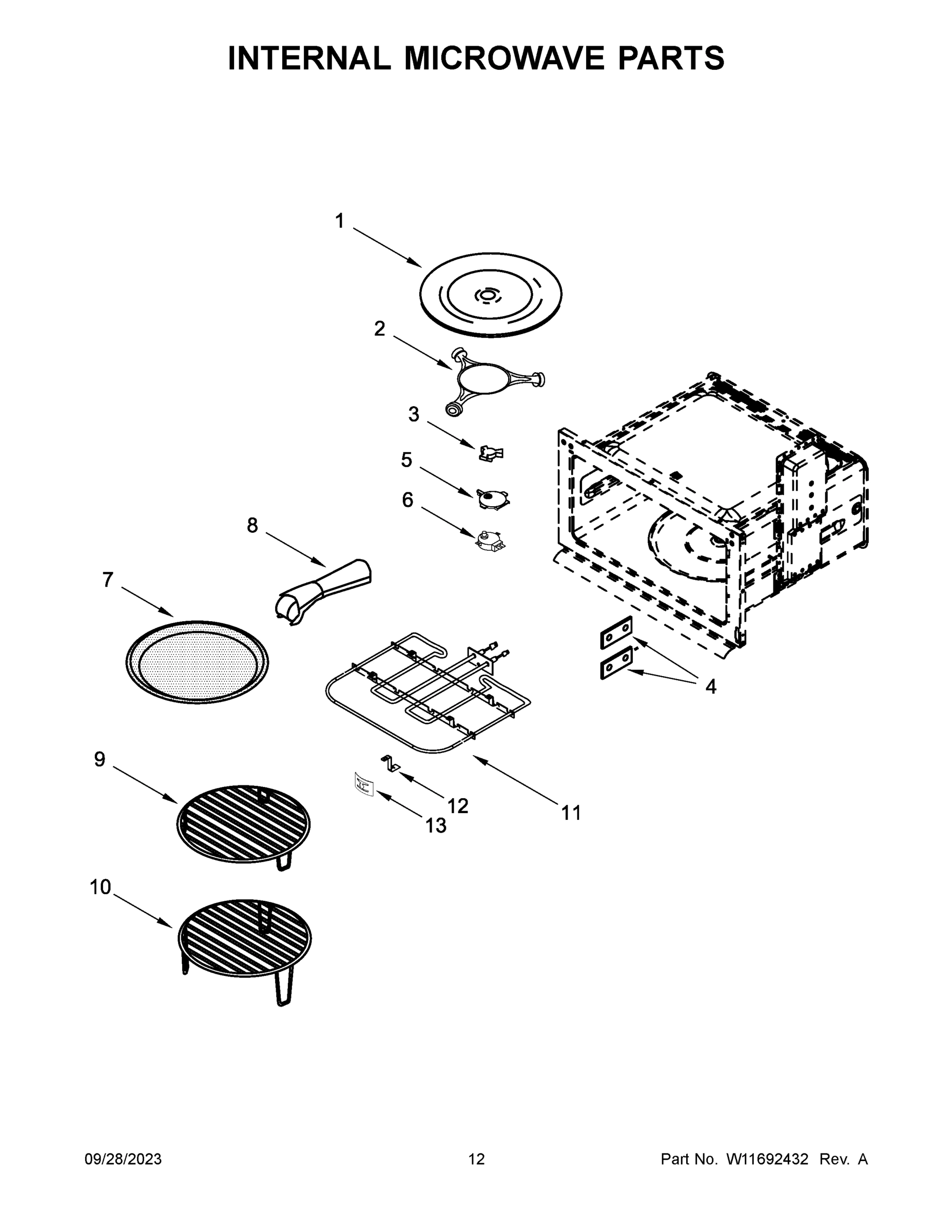 07 - INTERNAL MICROWAVE PARTS