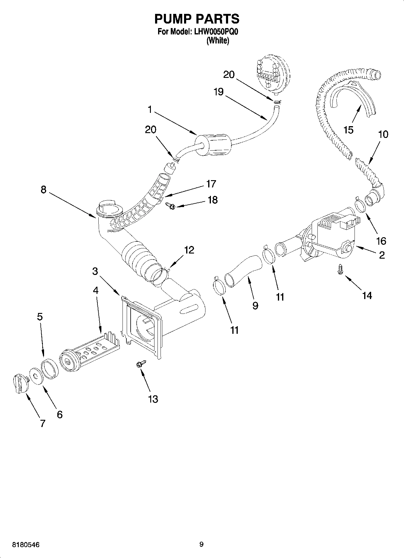 06 - PUMP PARTS, OPTIONAL PARTS (NOT INCLUDED)