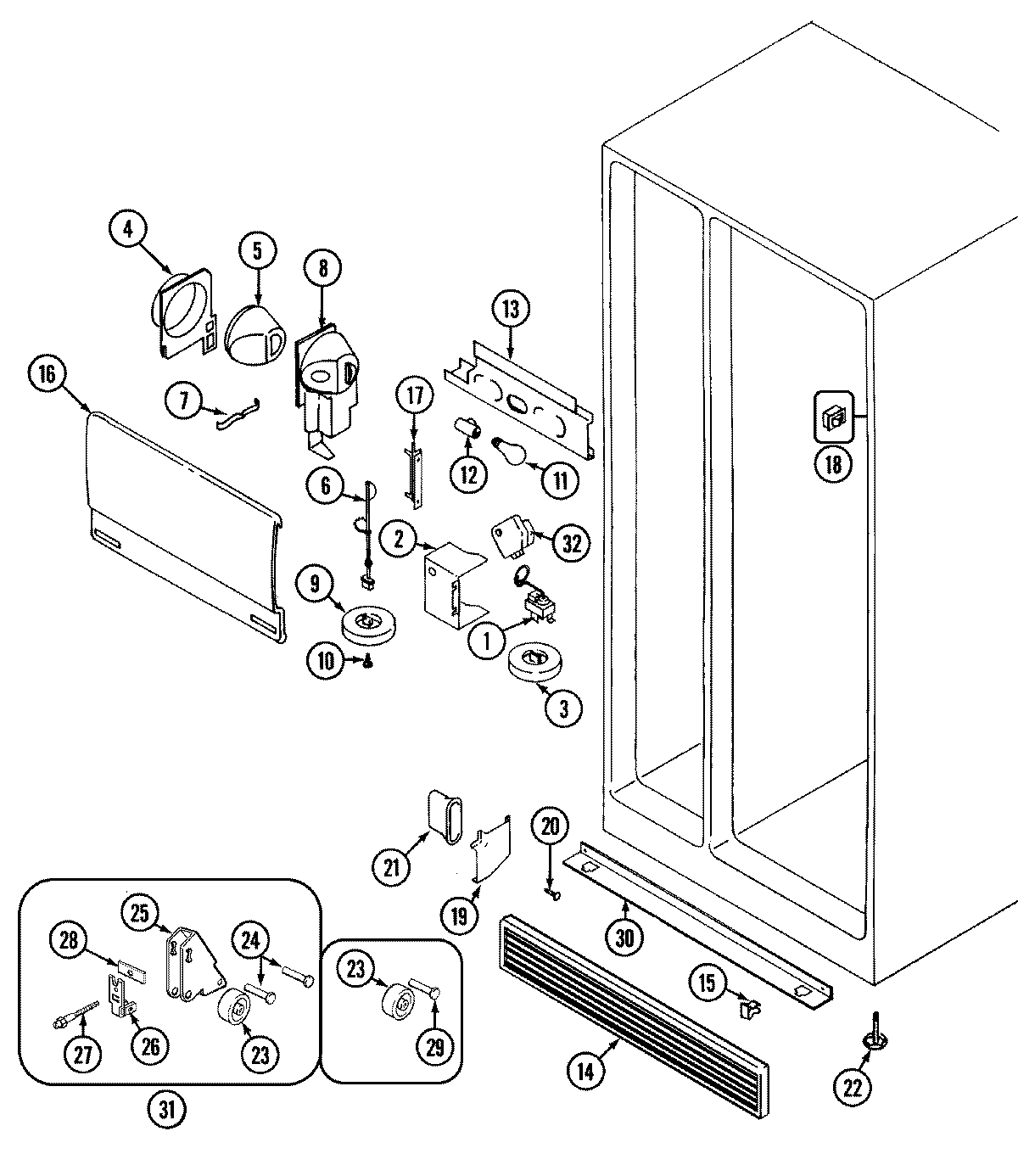 03 - FRESH FOOD COMPARTMENT