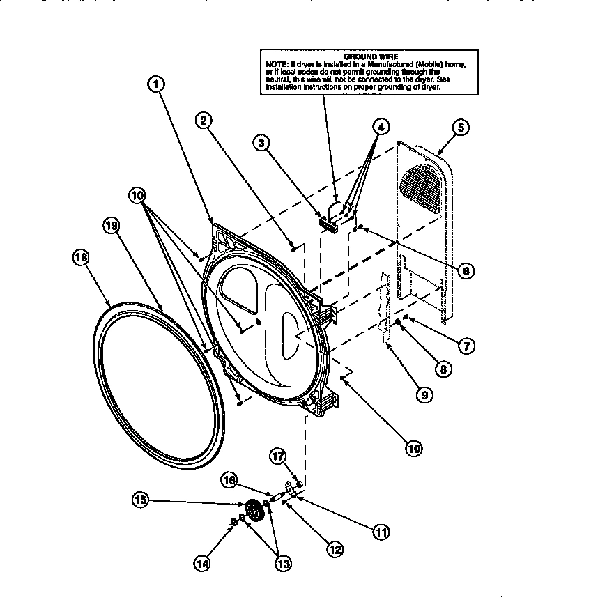 19 - REAR BLKHD/SEAL/CYLINDER ROLLER/TERM BLK