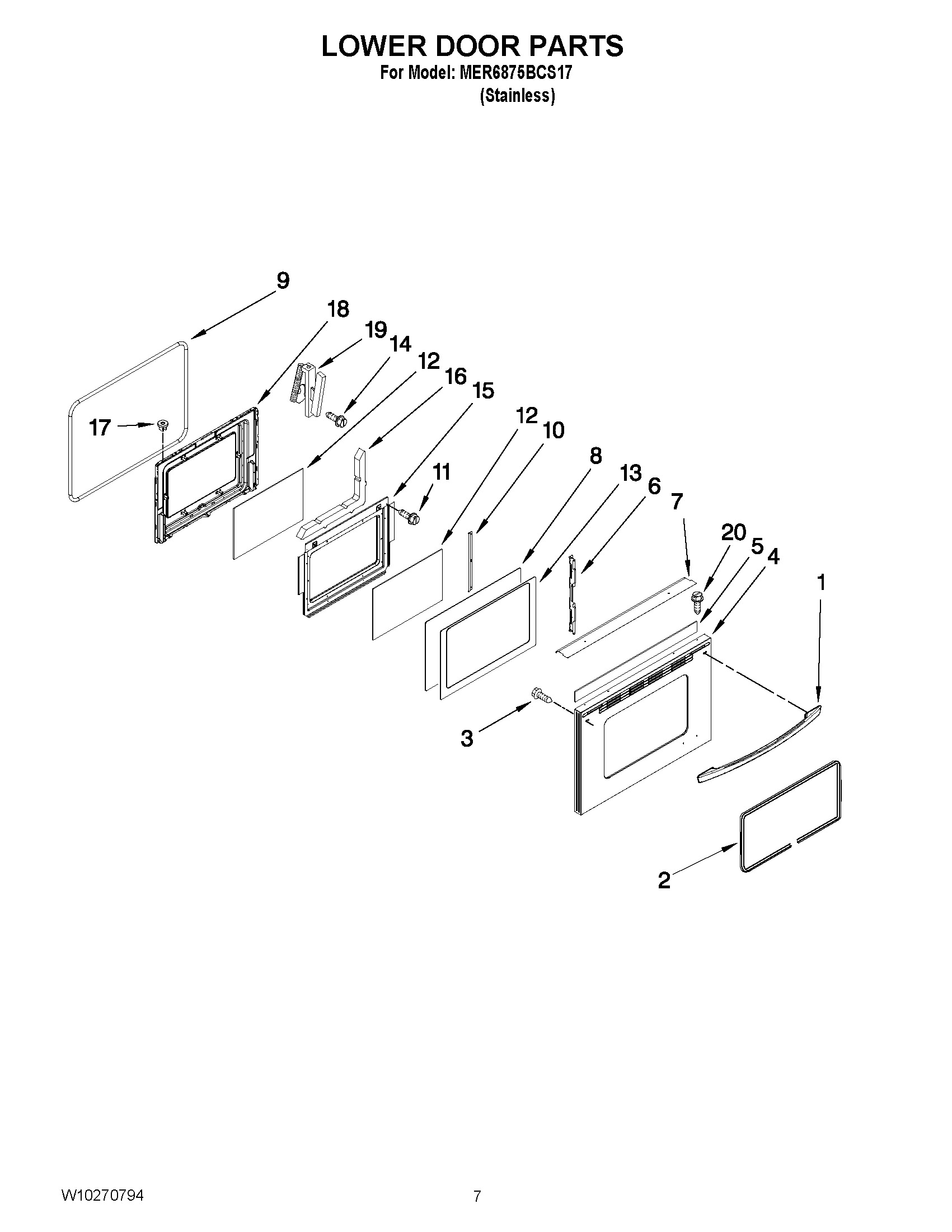 05 - LOWER DOOR PARTS