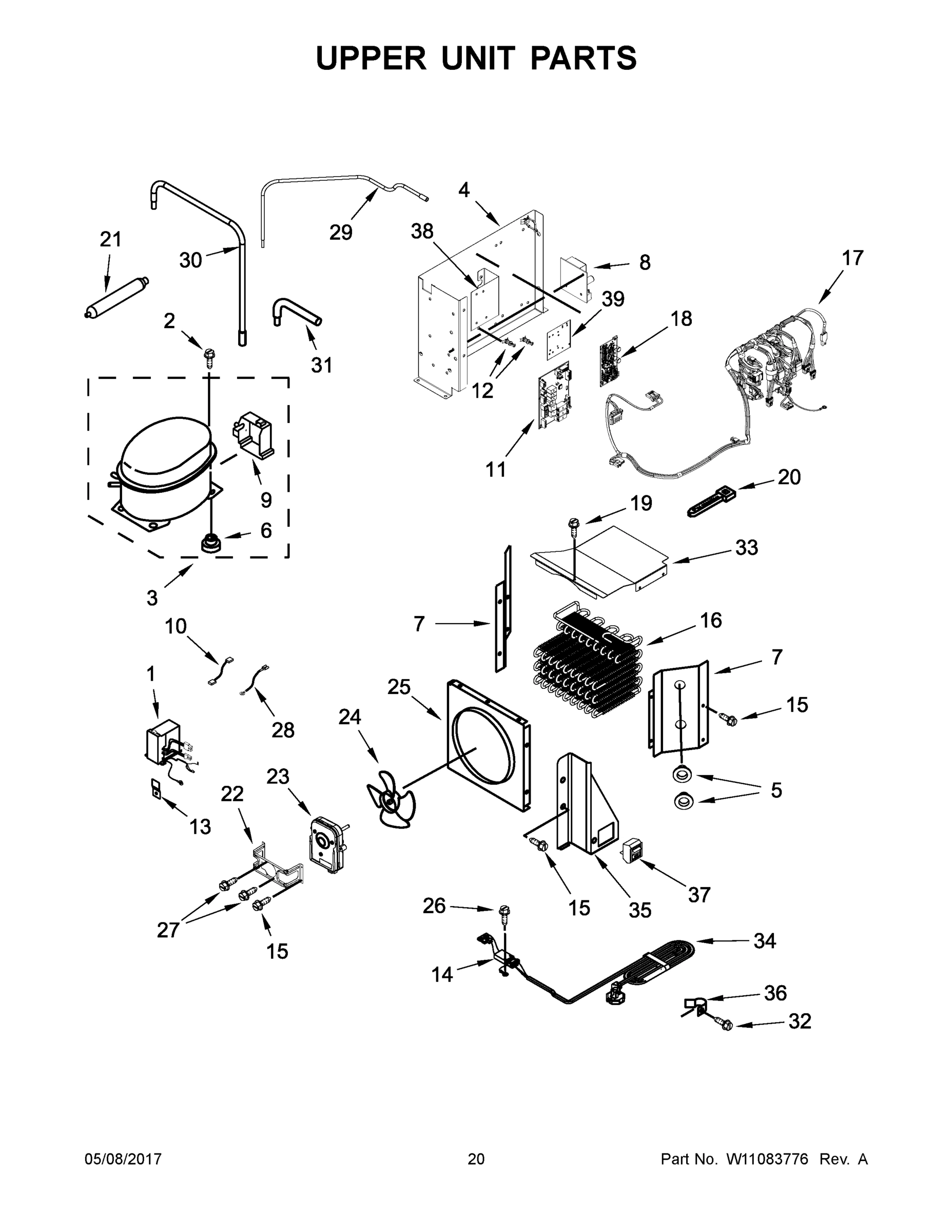11 - UPPER UNIT PARTS