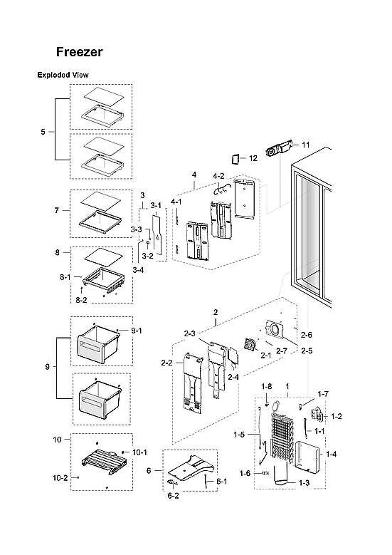 FREEZER PARTS