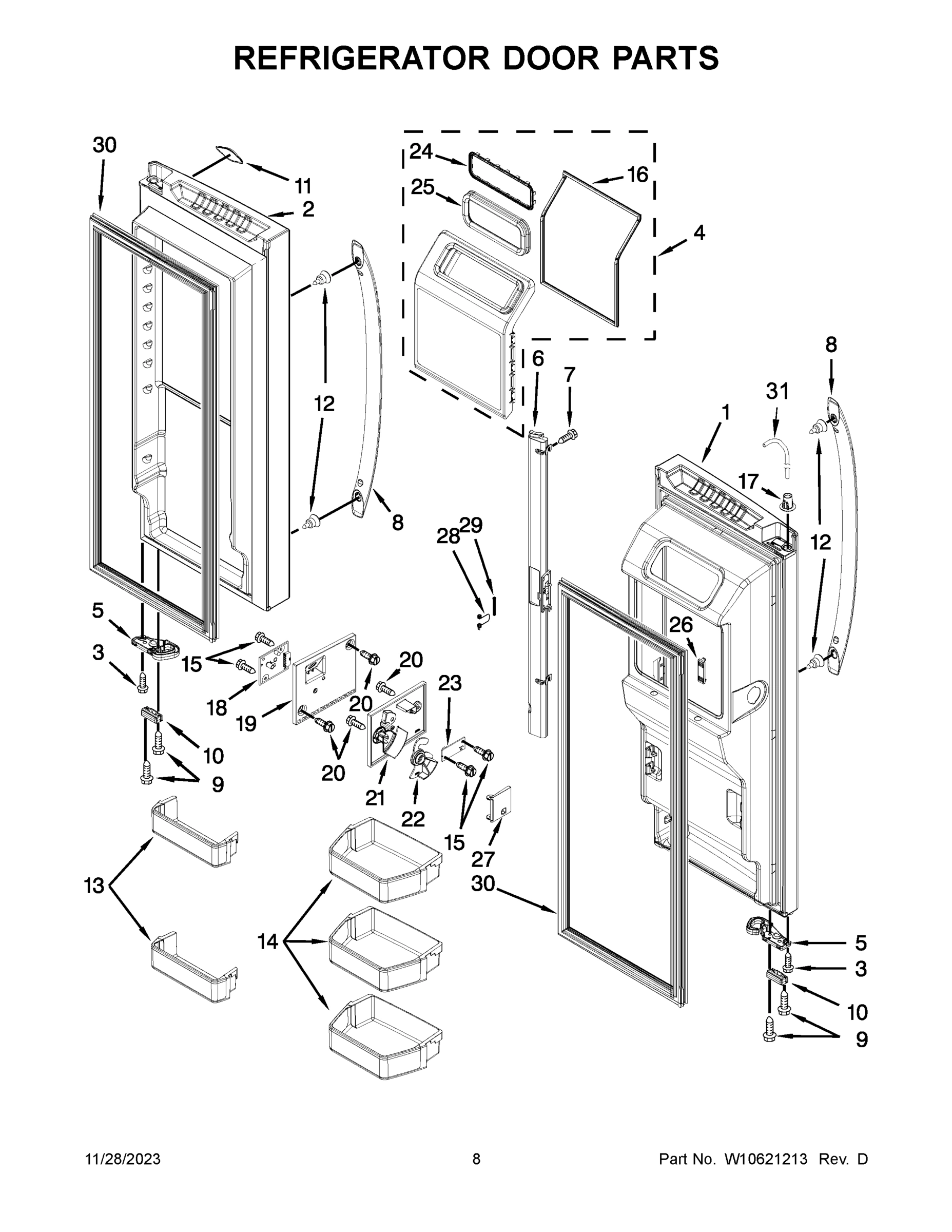 05 - REFRIGERATOR DOOR PARTS