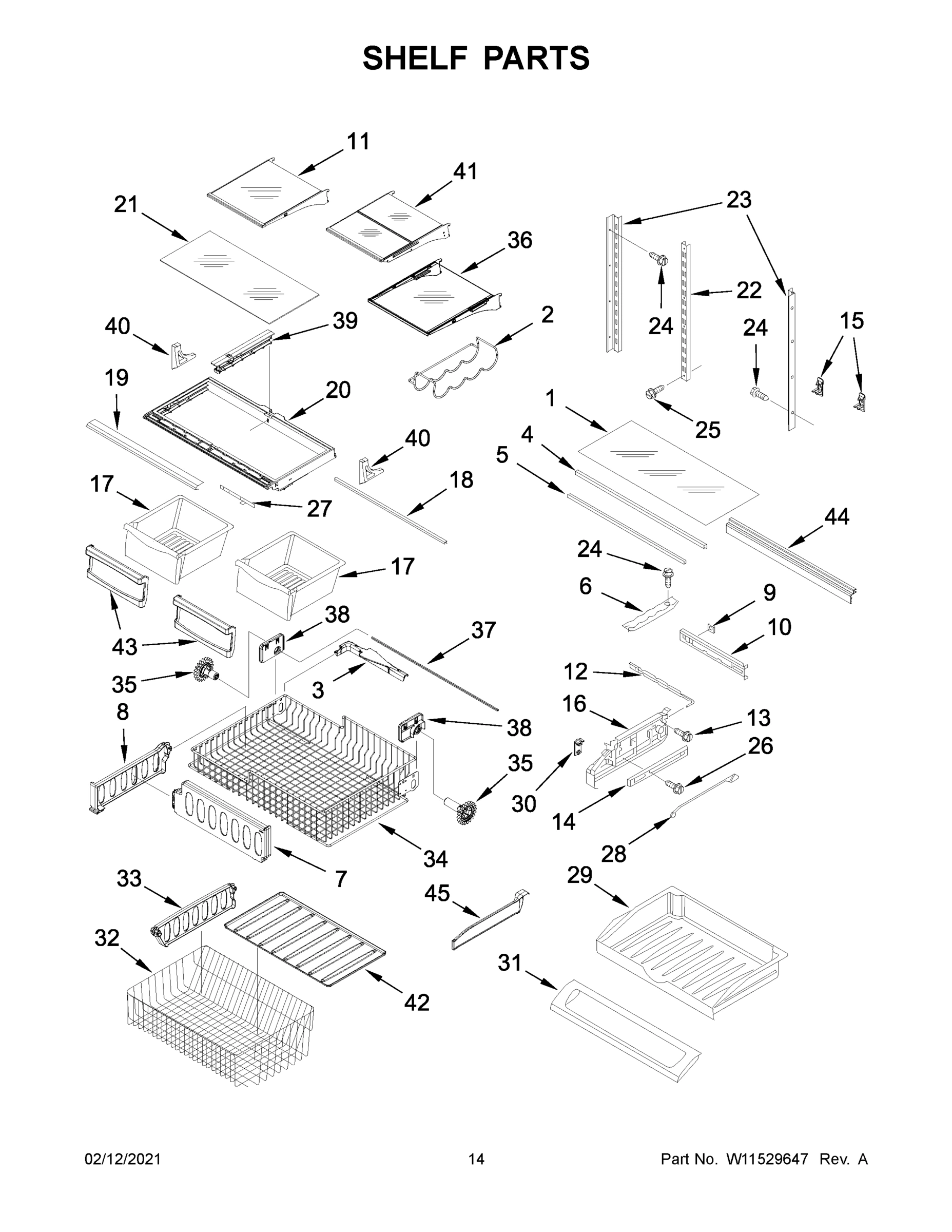 08 - SHELF PARTS