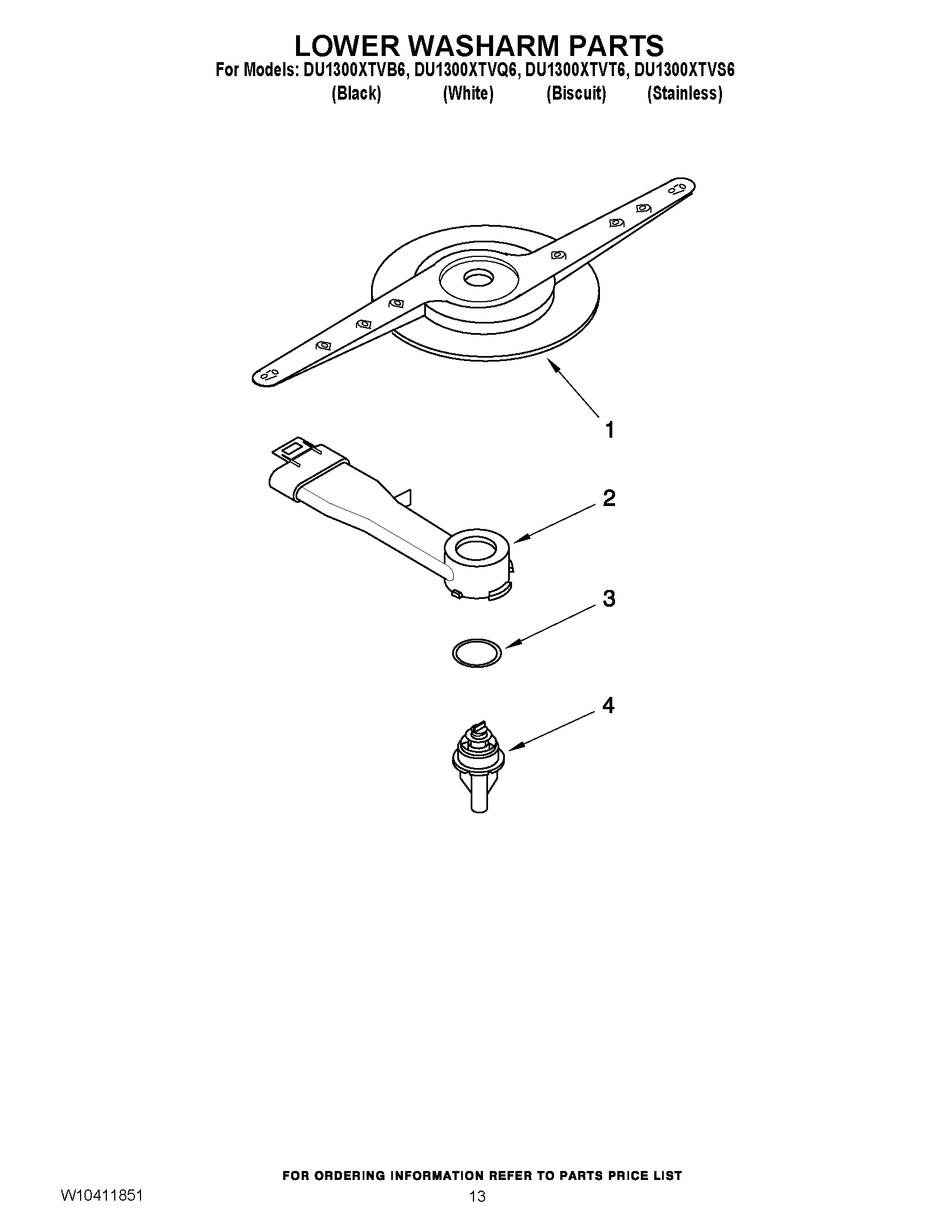 11 - LOWER WASHARM PARTS