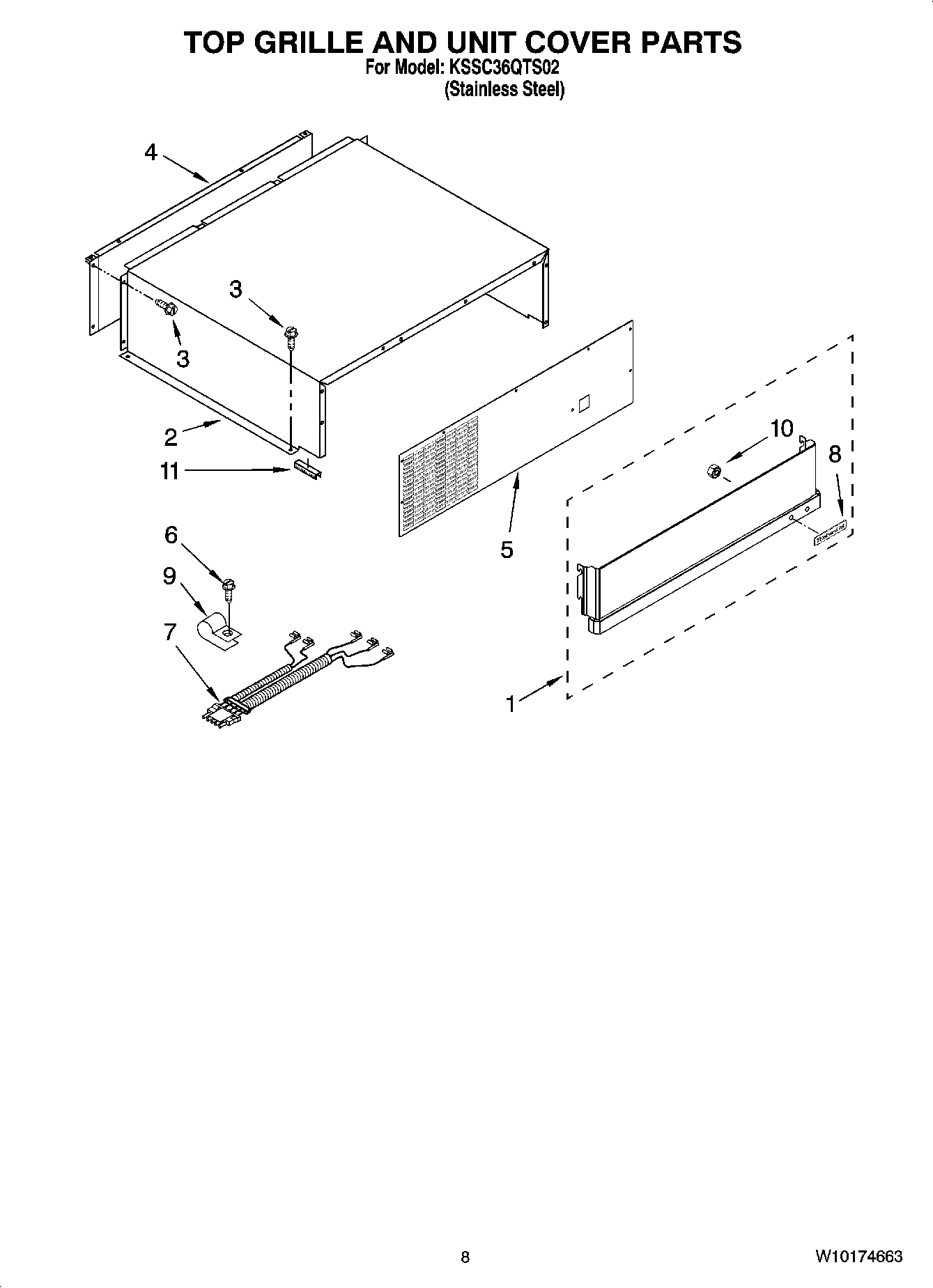 06 - TOP GRILLE AND UNIT COVER PARTS