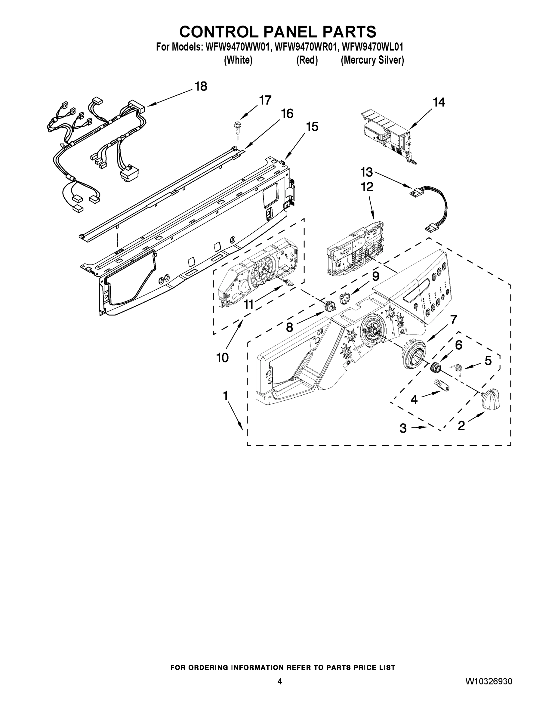 03 - CONTROL PANEL PARTS