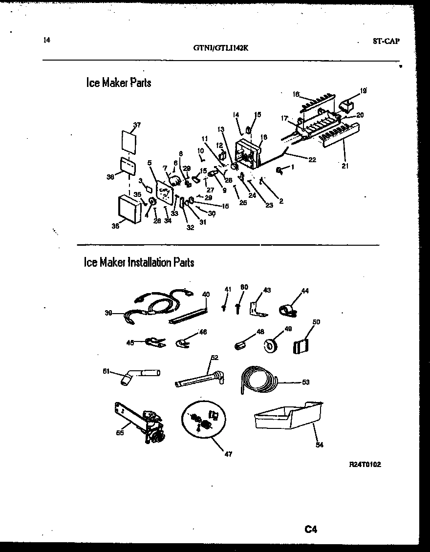08 - ICE MAKER AND INSTALLATION PARTS
