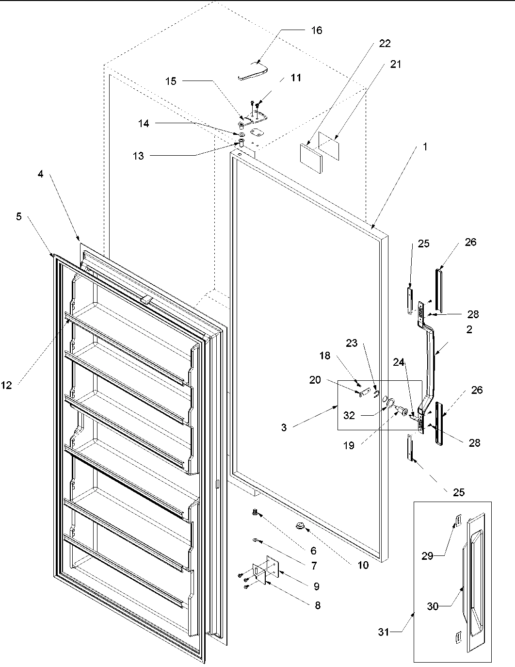 01 - DOOR ASSEMBLY