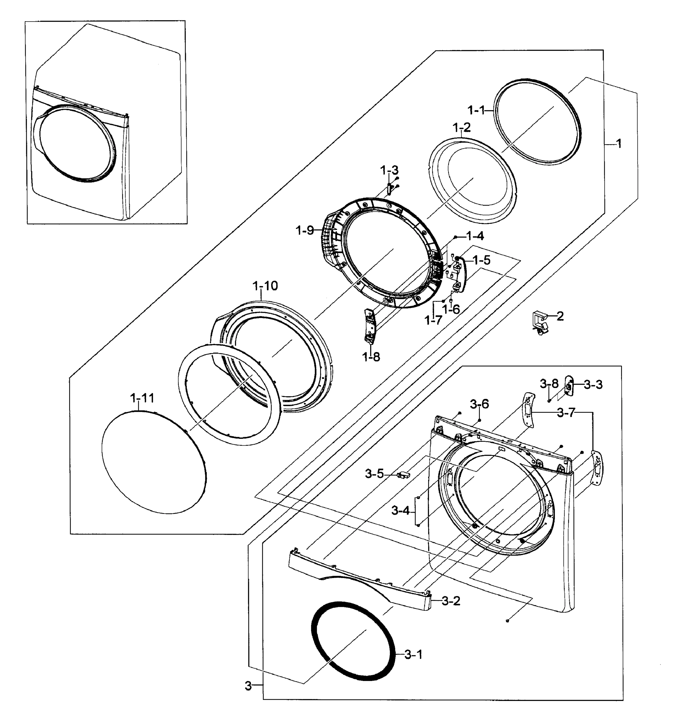 Front/Door Assembly
