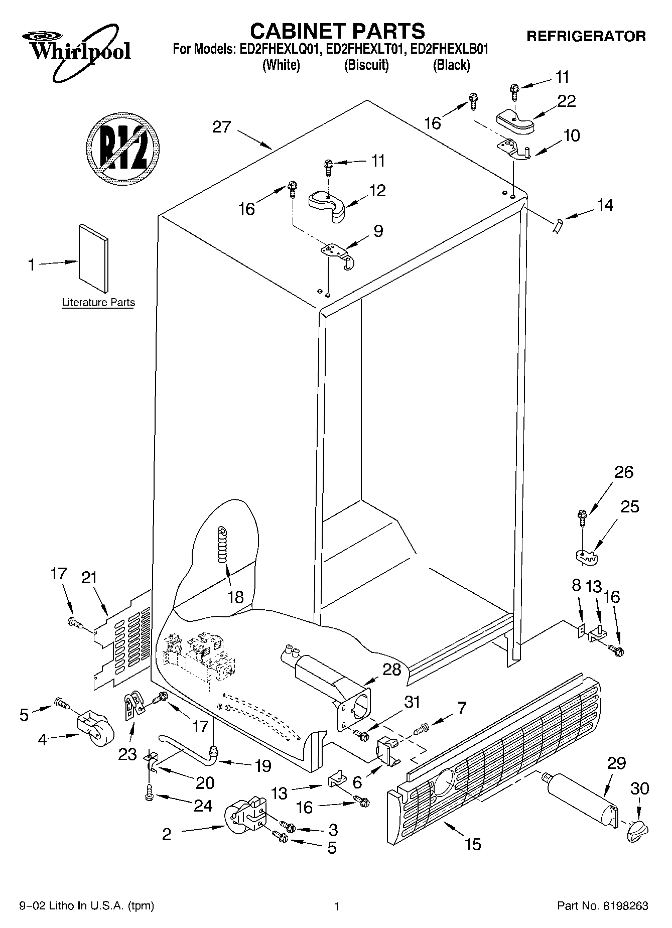 01 - CABINET, LITERATURE