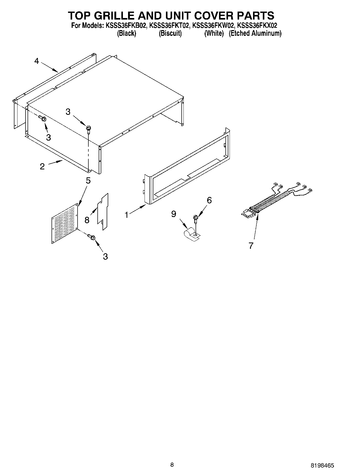 06 - TOP GRILLE AND UNIT COVER PARTS