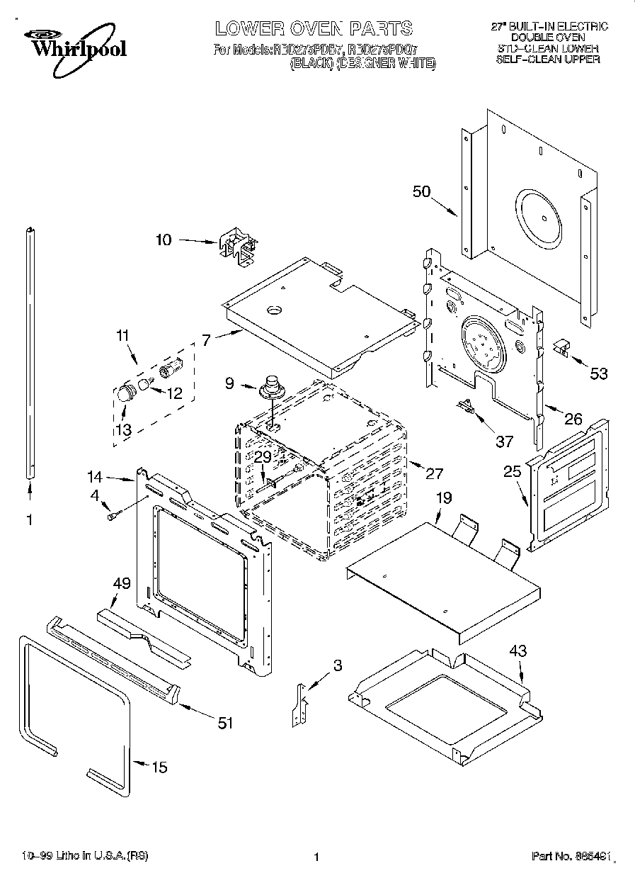 01 - LOWER OVEN