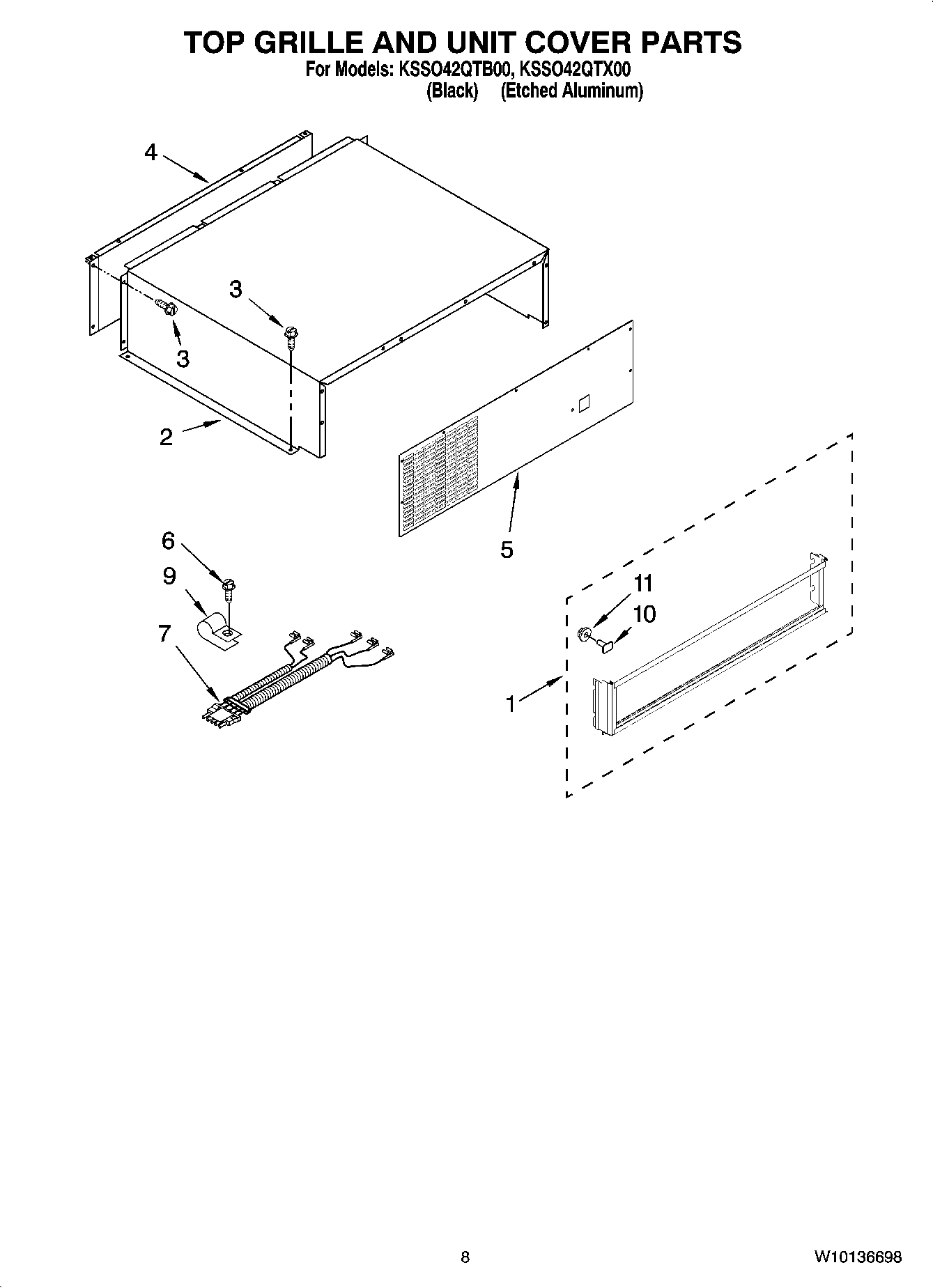 06 - TOP GRILLE AND UNIT COVER PARTS