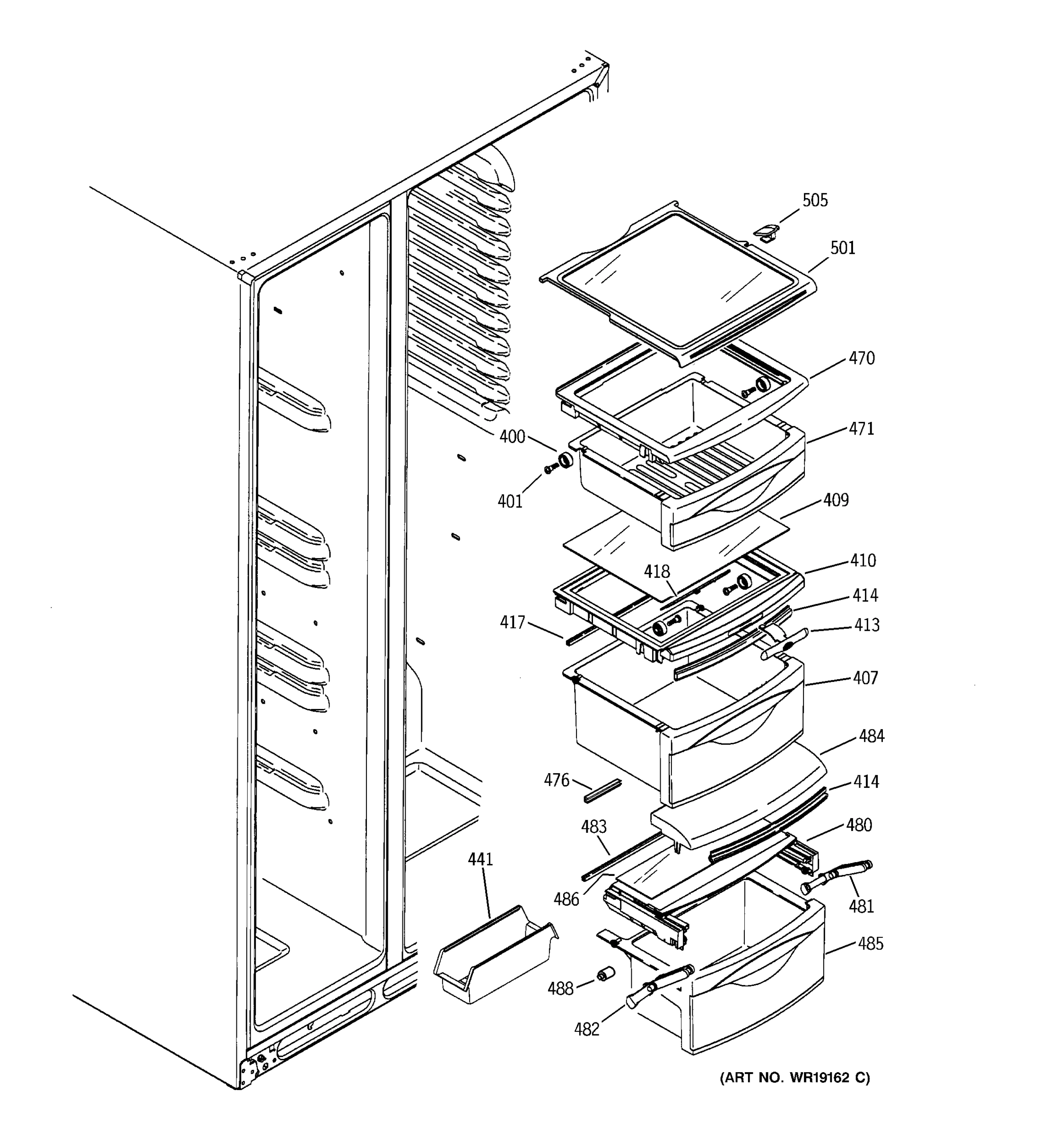 FRESH FOOD SHELVES