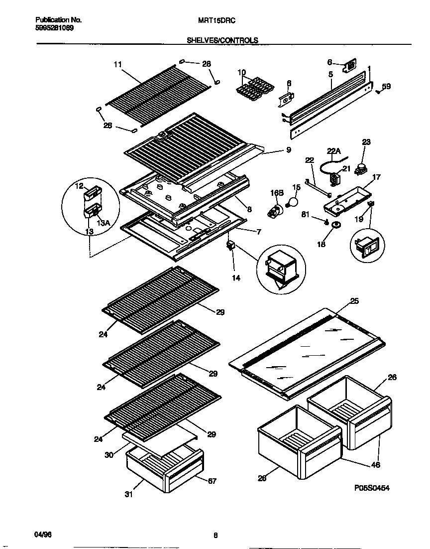04 - SHELVES/CONTROLS