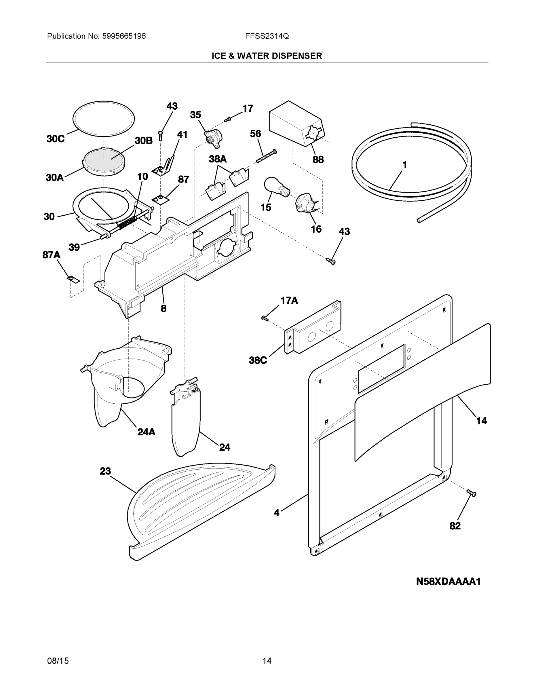 08 - ICE & WATER DISPENSER