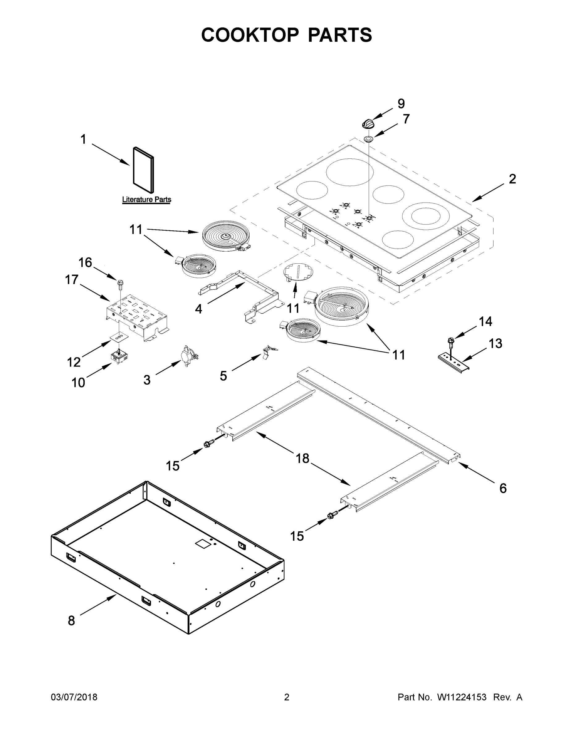 02 - COOKTOP PARTS