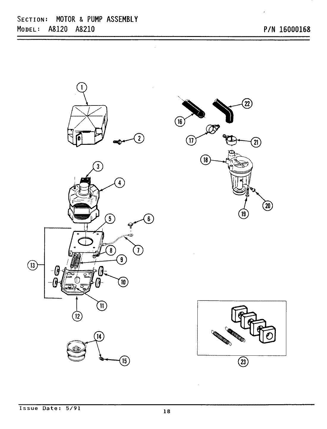 05 - MOTOR & PUMP ASSEMBLY