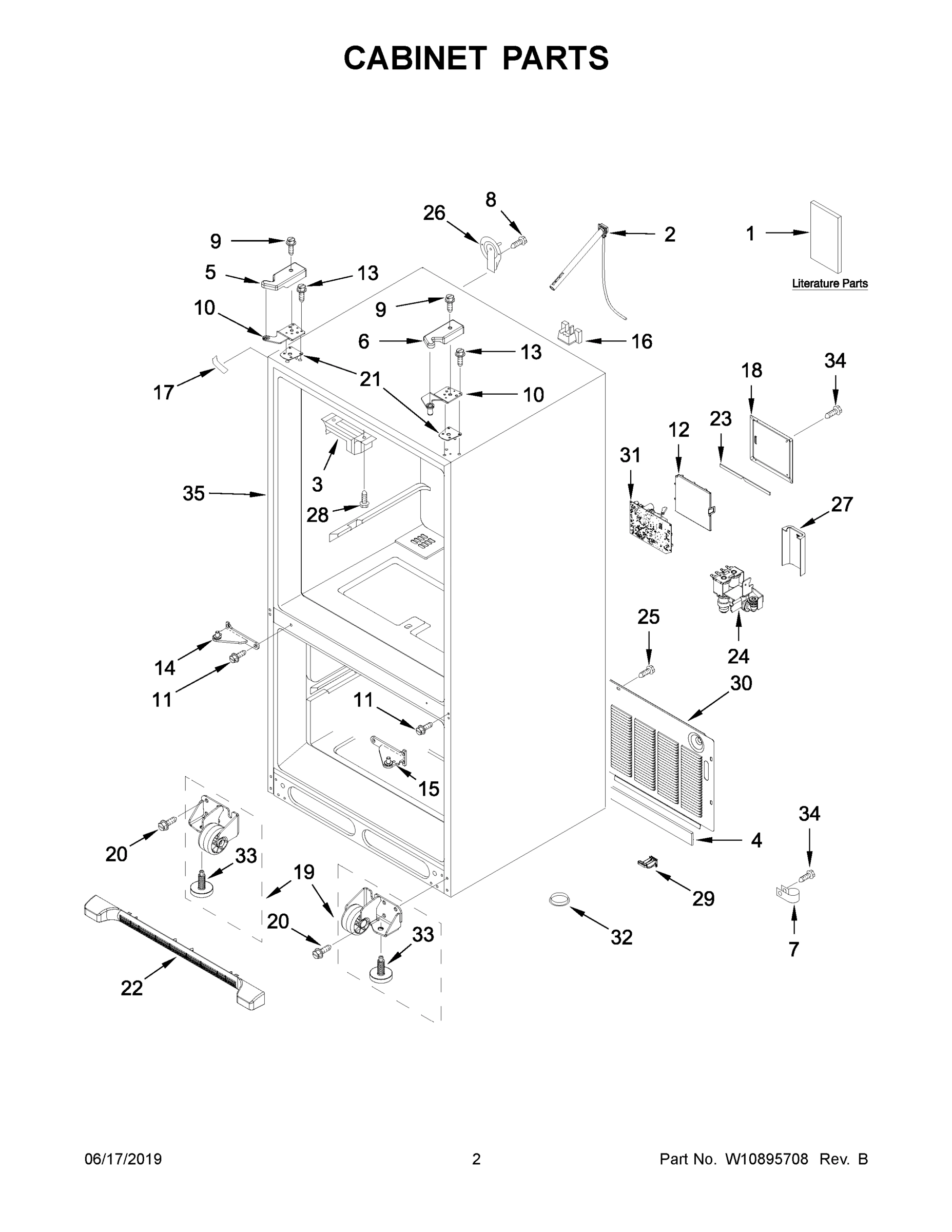 02 - CABINET PARTS