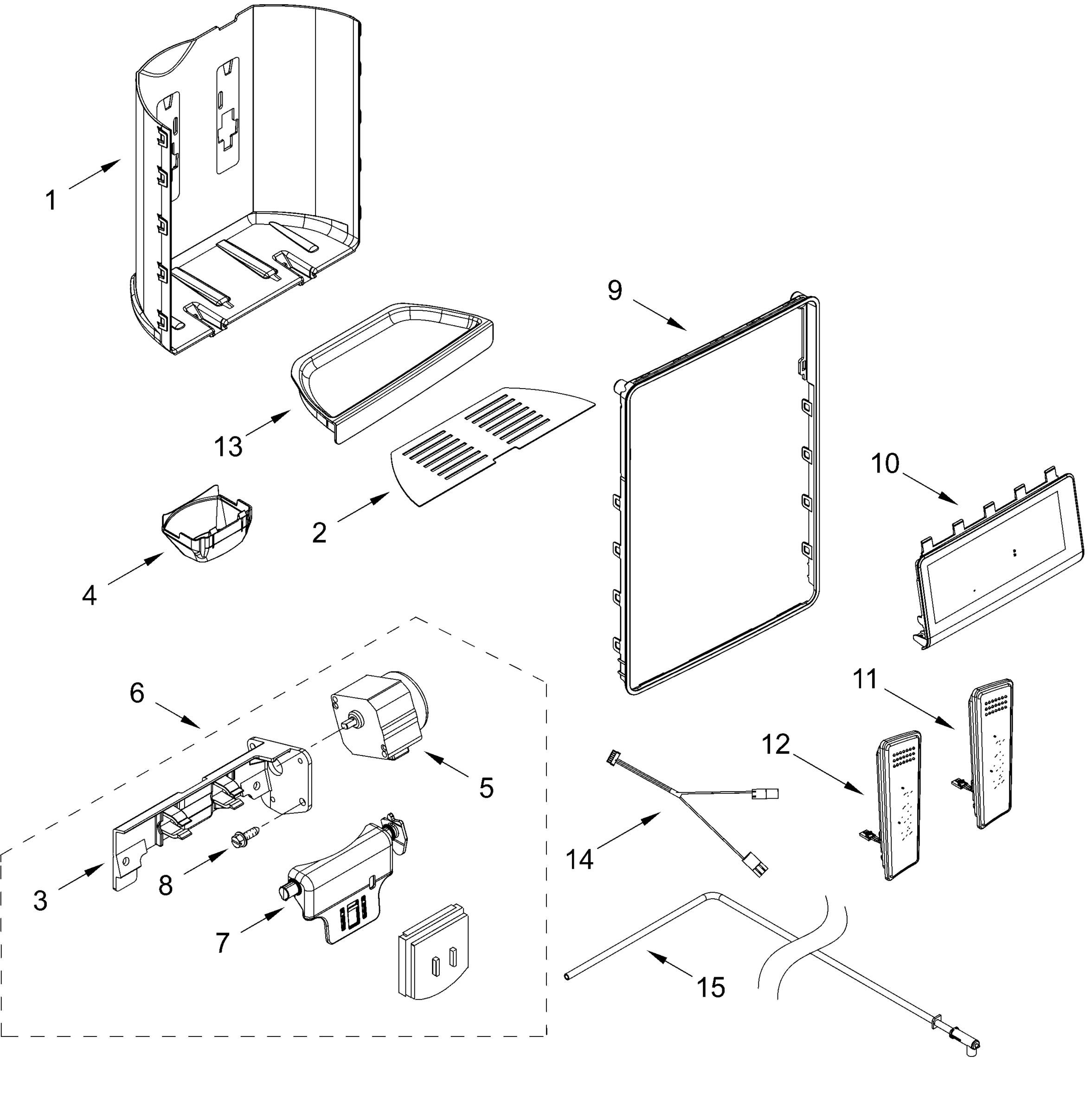 DISPENSER PARTS