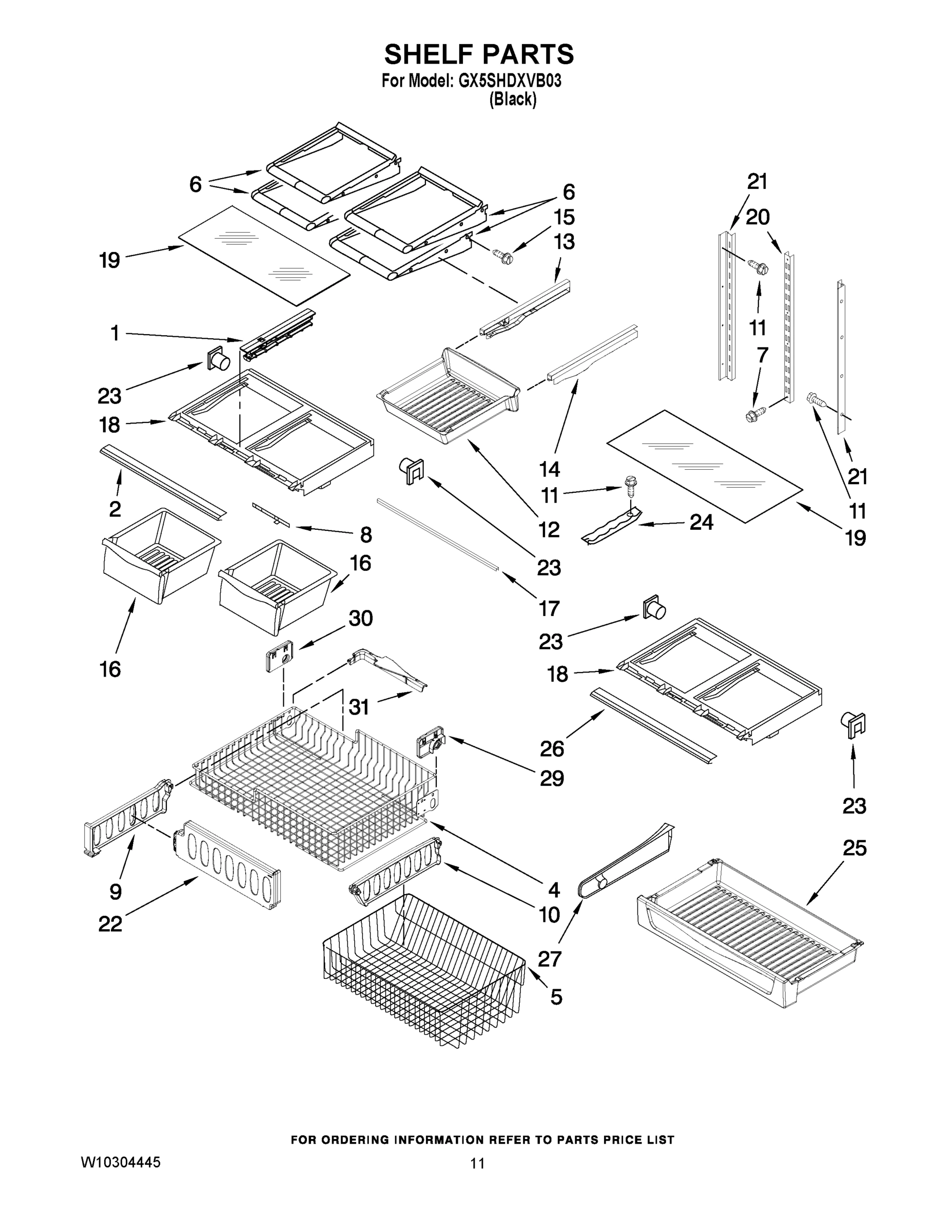 07 - SHELF PARTS