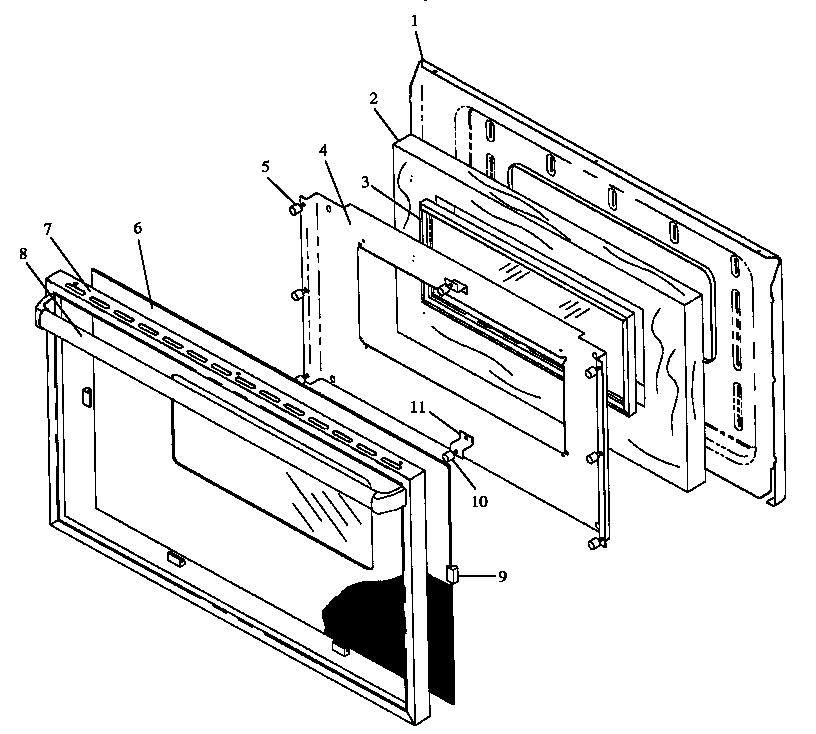 05 - OVEN DOOR ASSY
